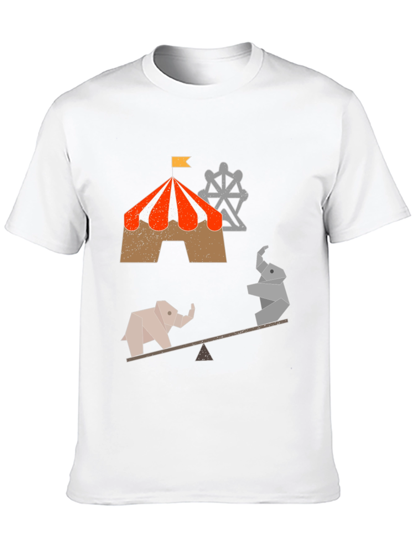 Circus Elephant Seesaw Tee