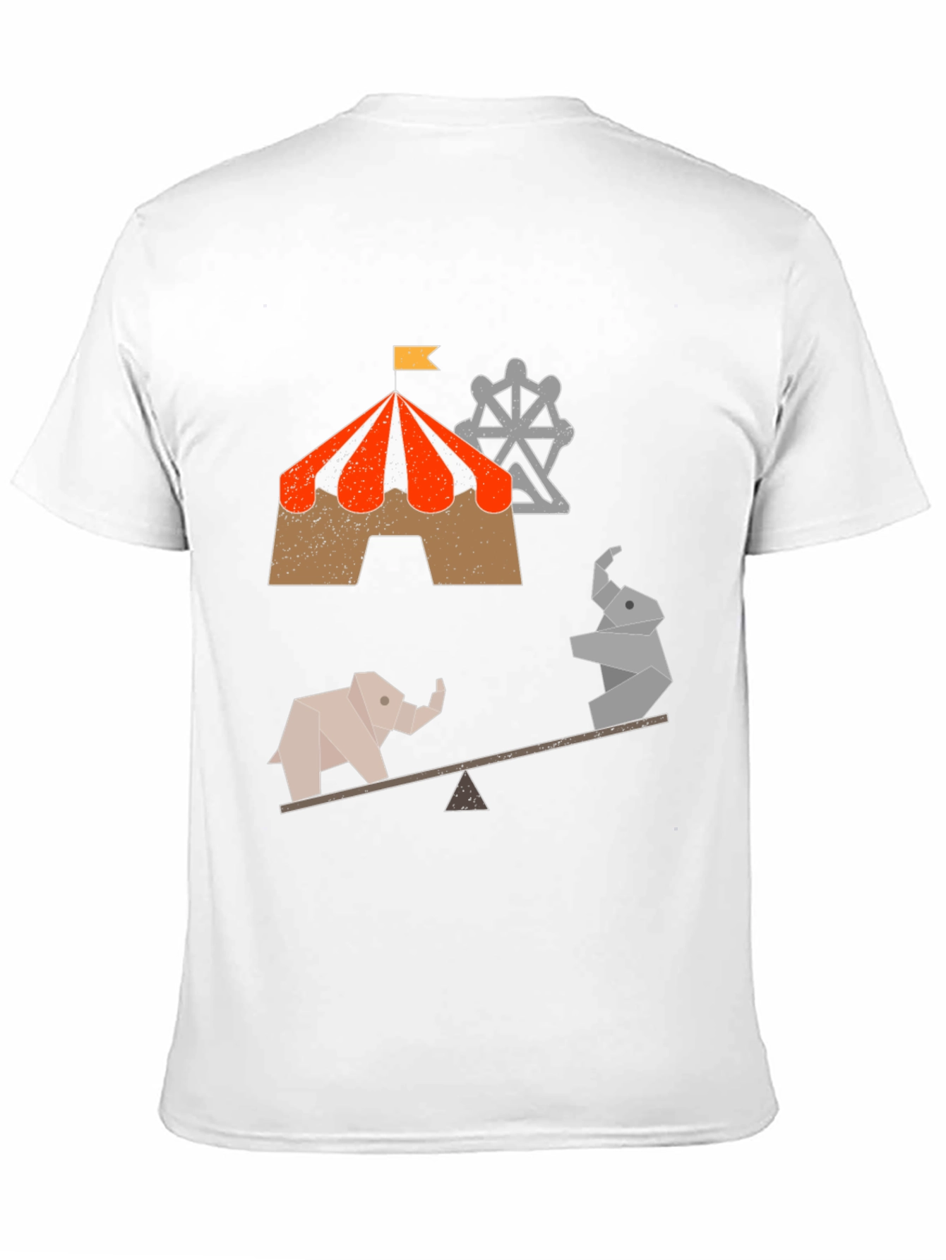 Circus Elephant Seesaw Tee