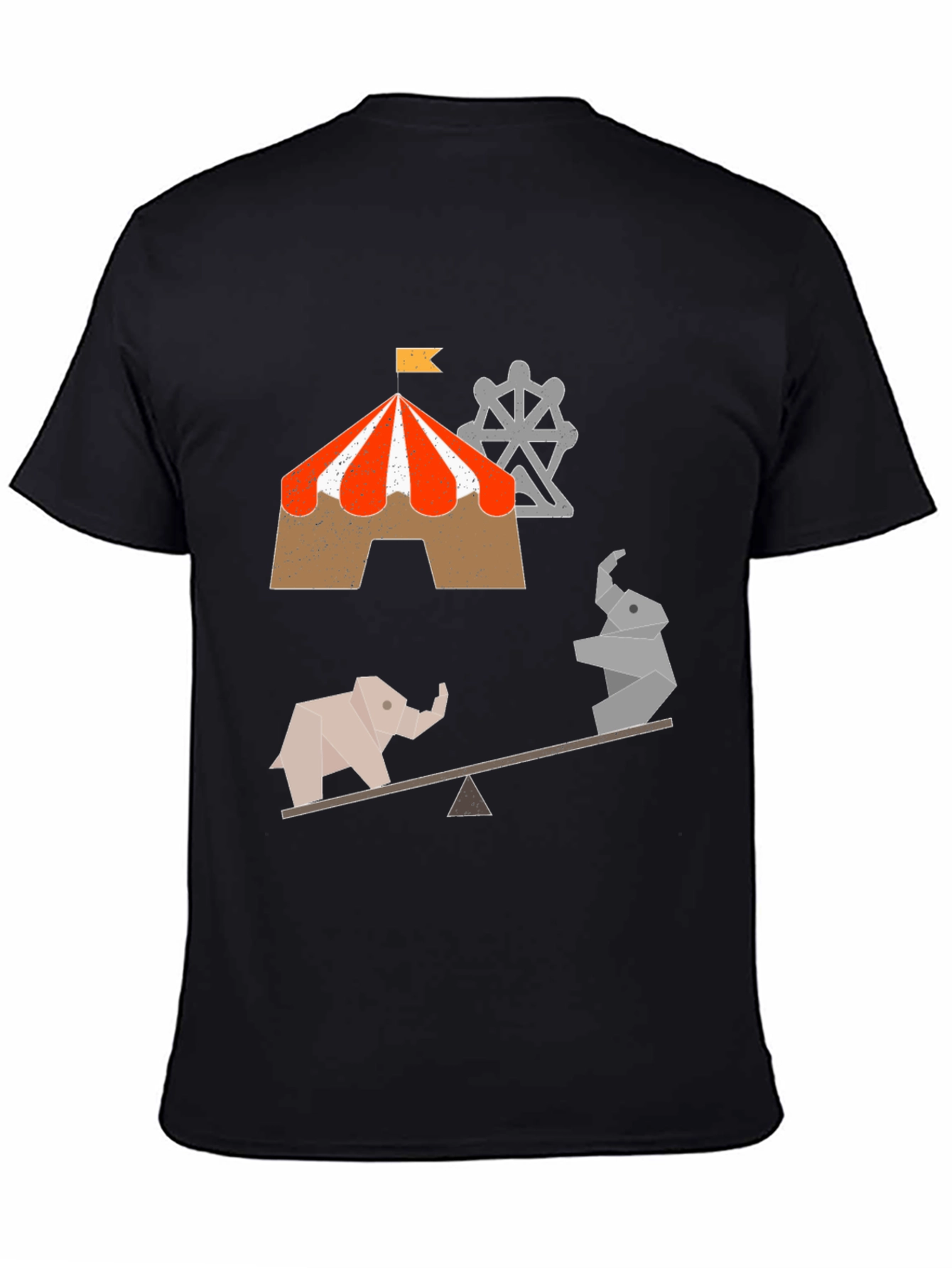 Circus Elephant Seesaw Tee