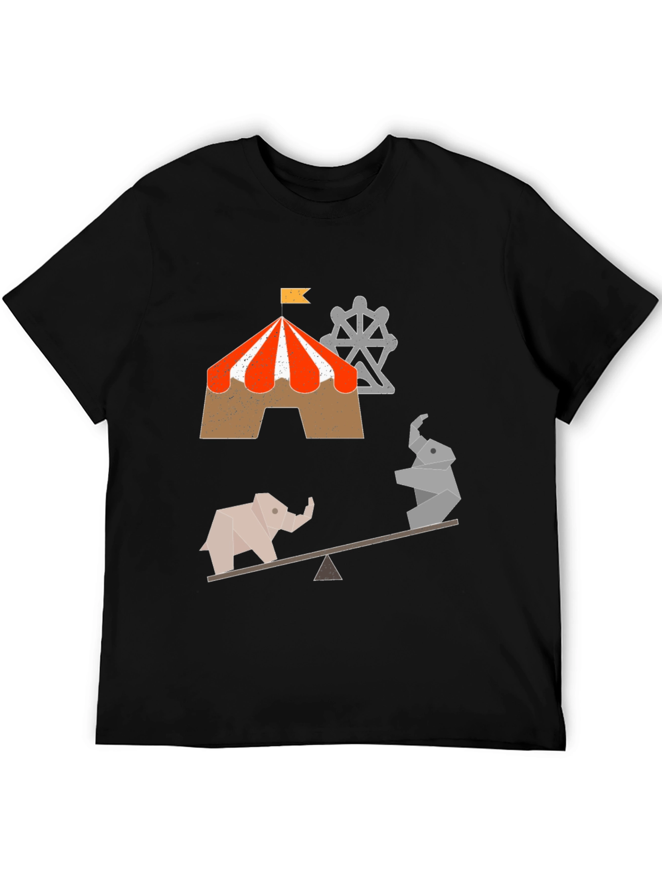 Circus Elephant Seesaw Tee