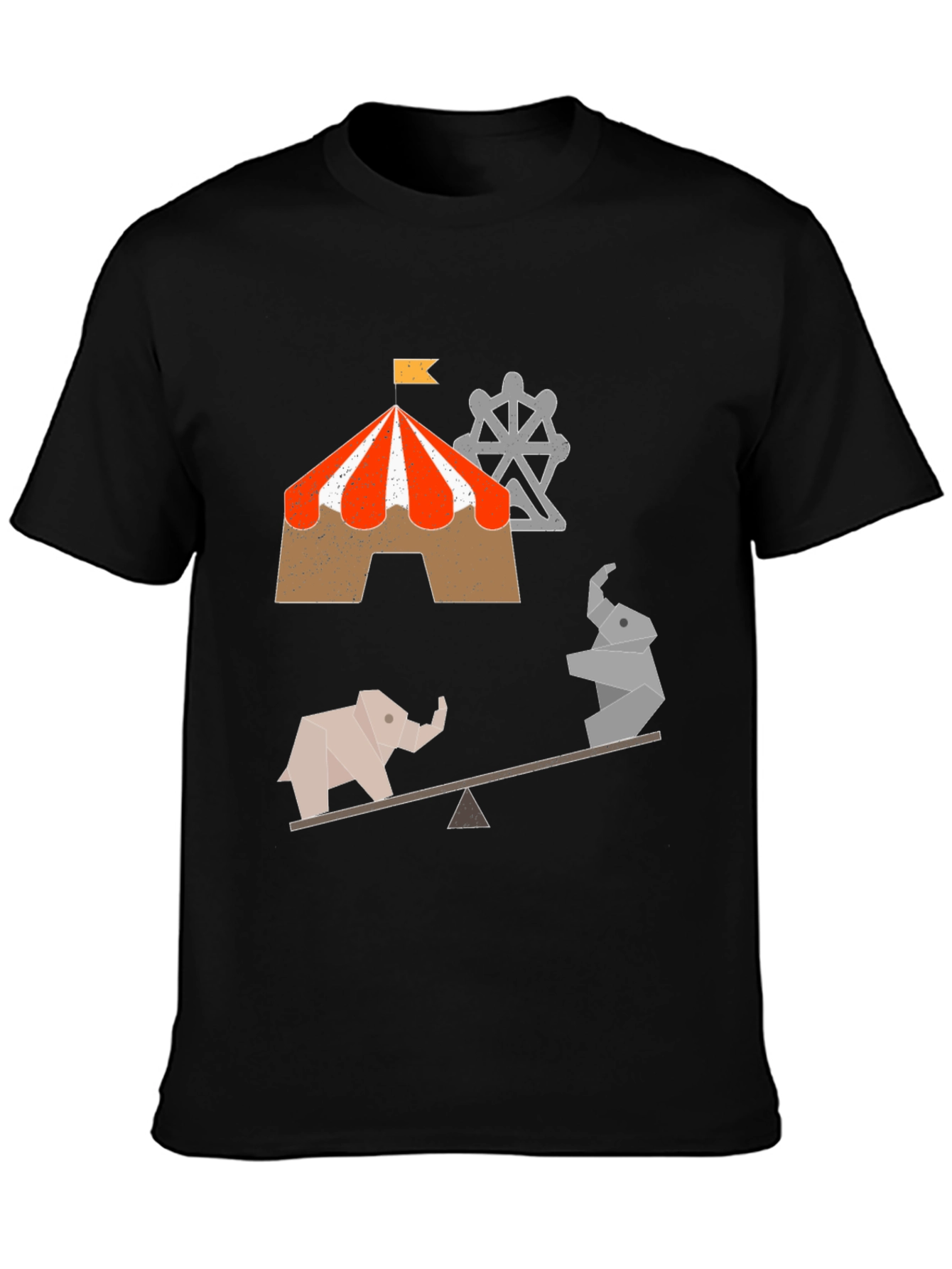 Circus Elephant Seesaw Tee