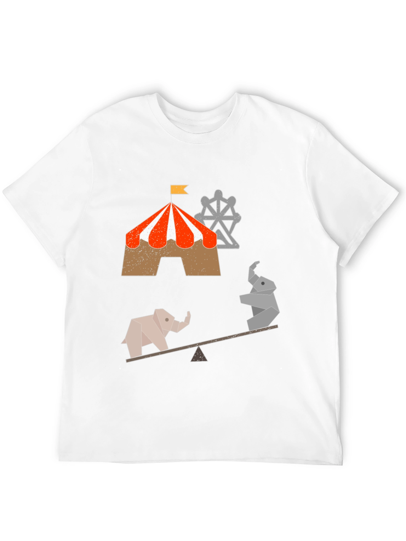 Circus Elephant Seesaw Tee