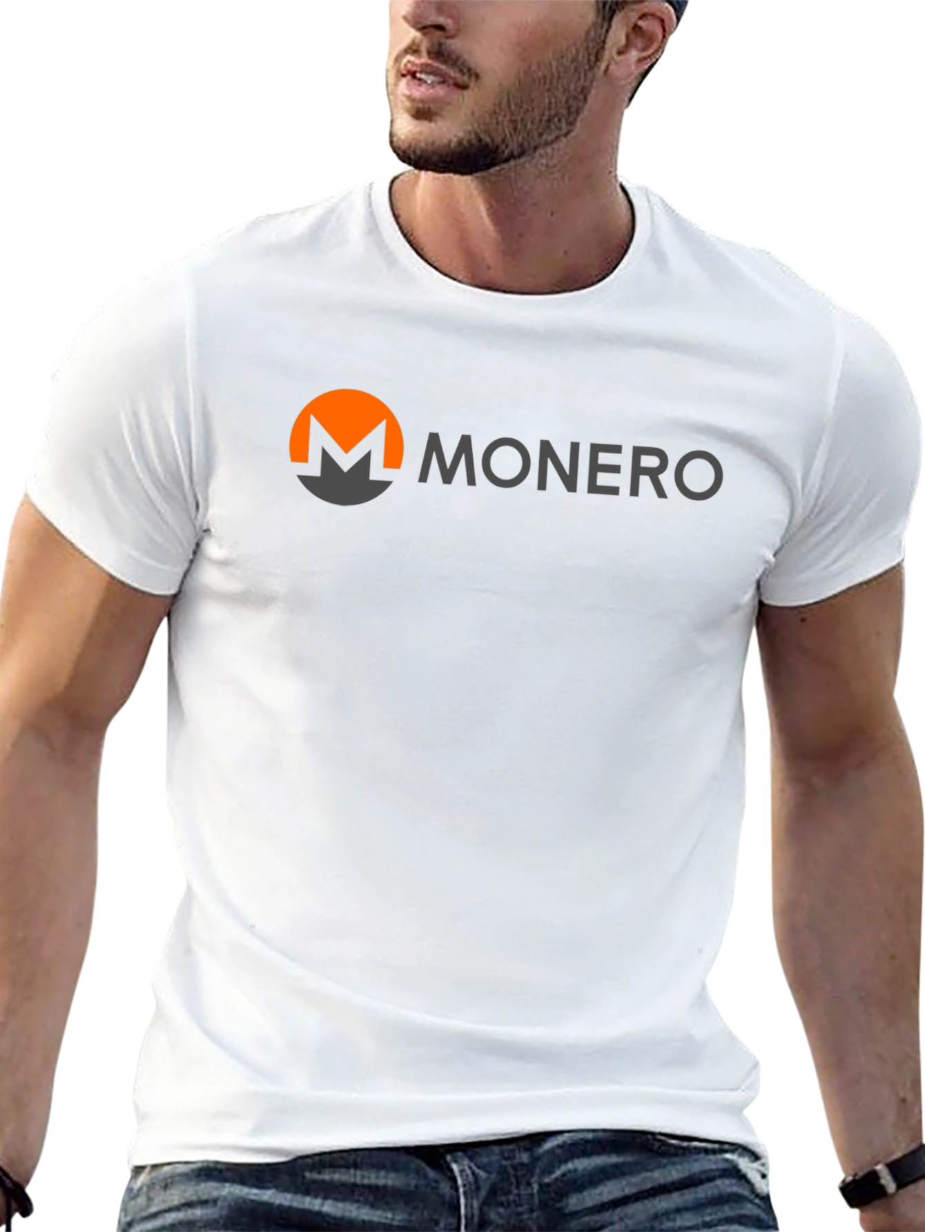 Monero Crypto Black T-Shirt - Decentralized Digital Currency Tee