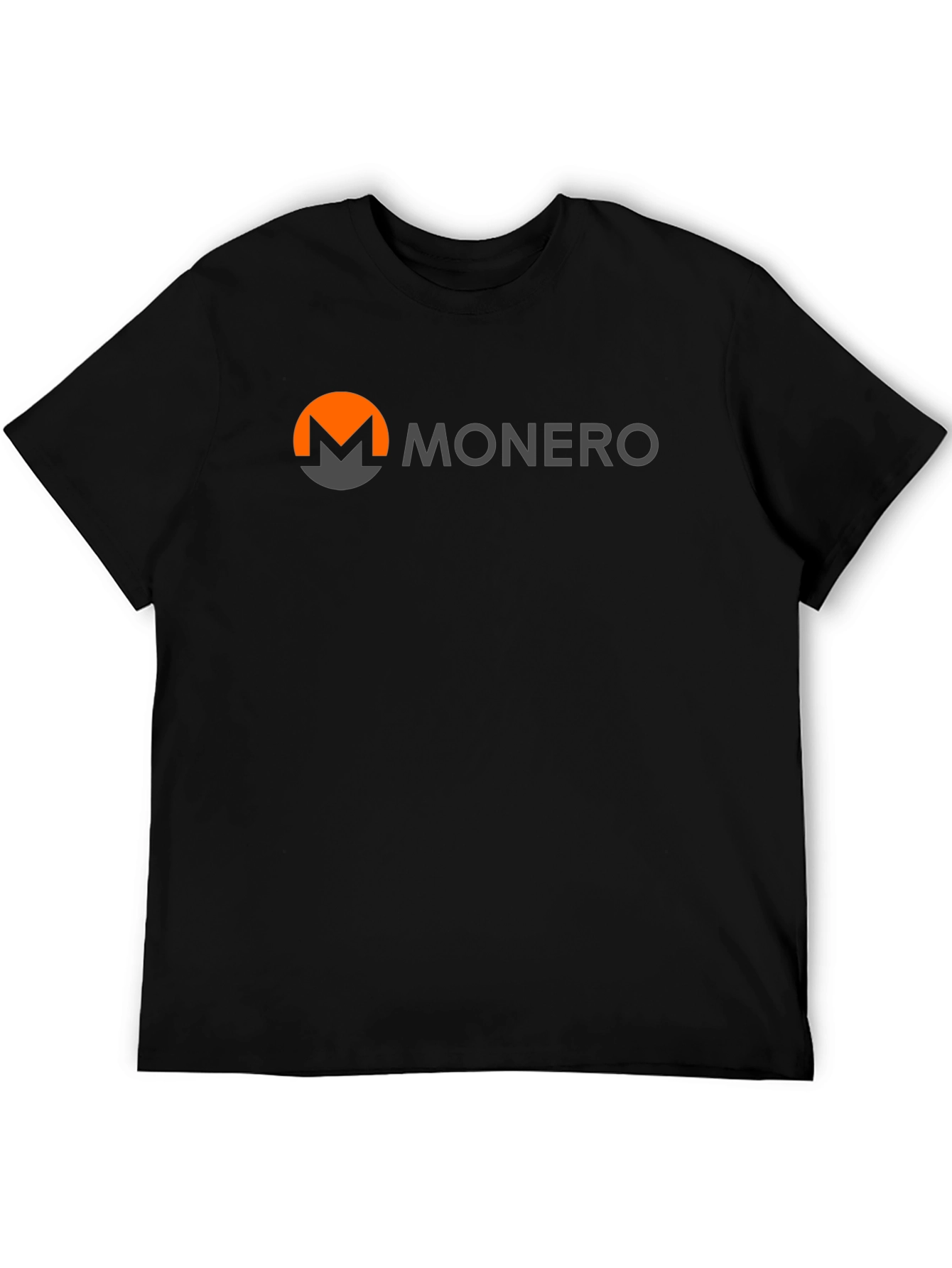 Monero Crypto Black T-Shirt - Decentralized Digital Currency Tee