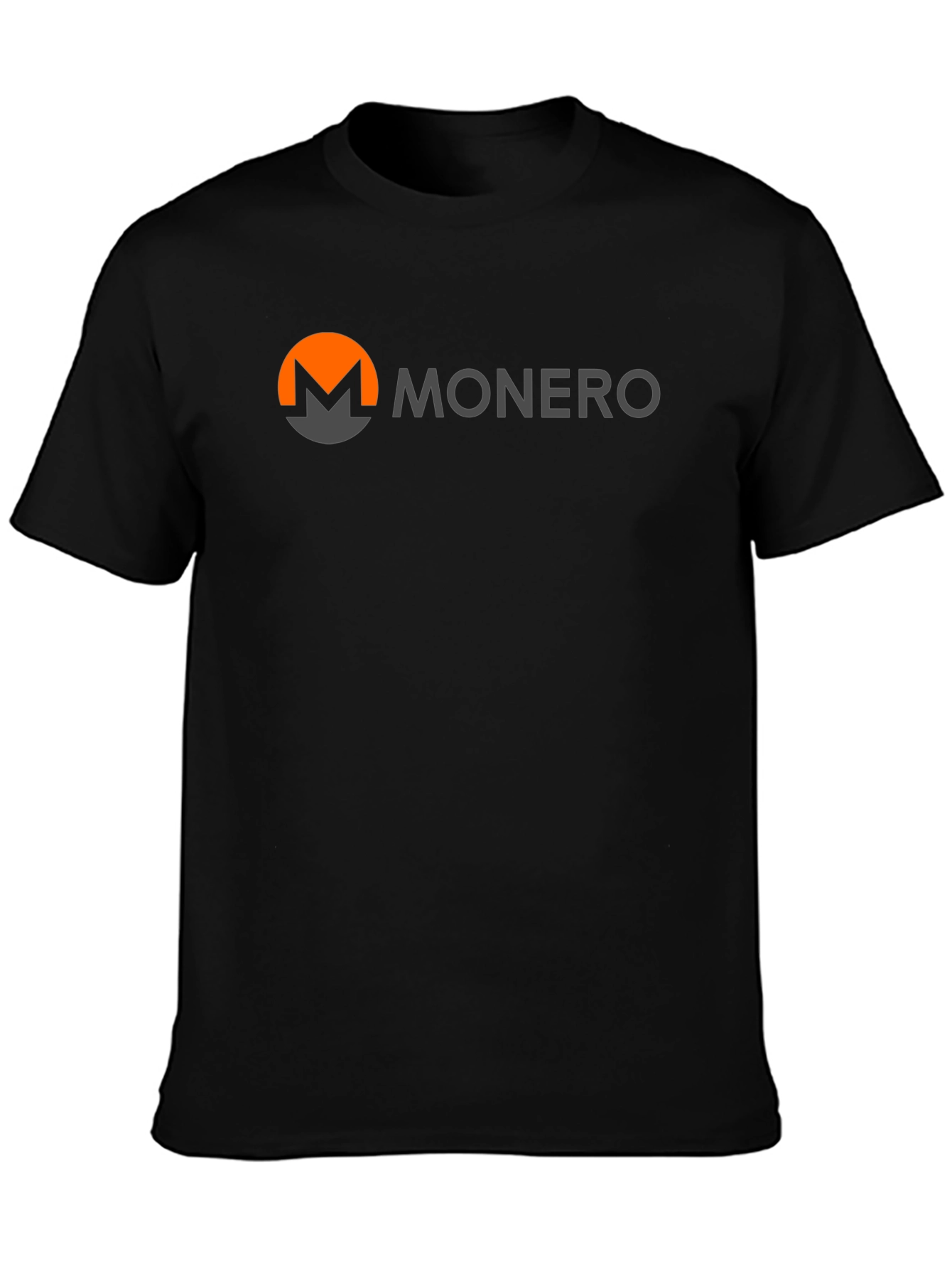 Monero Crypto Black T-Shirt - Decentralized Digital Currency Tee