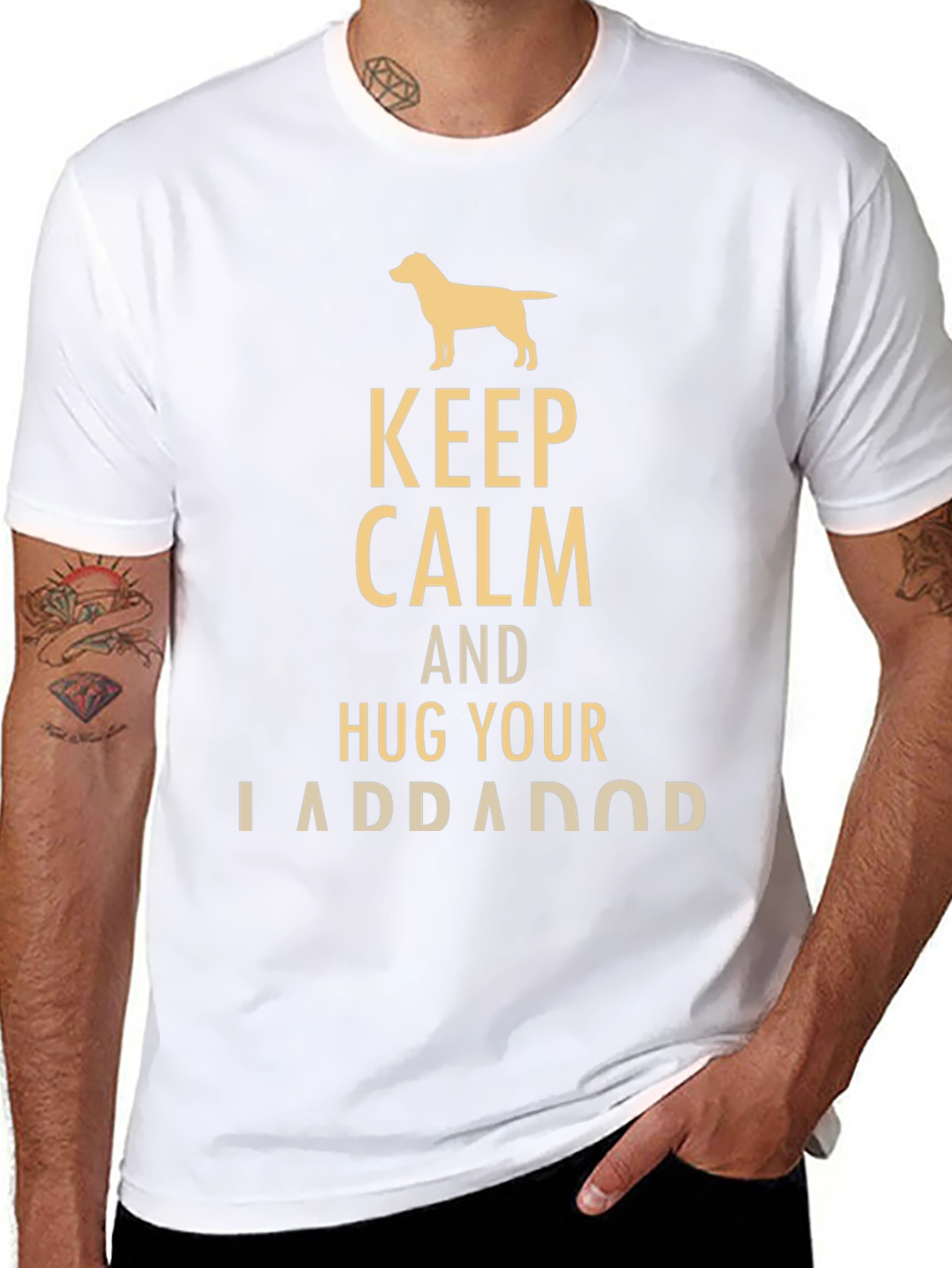Keep Calm and Hug Your Labrador T-Shirt