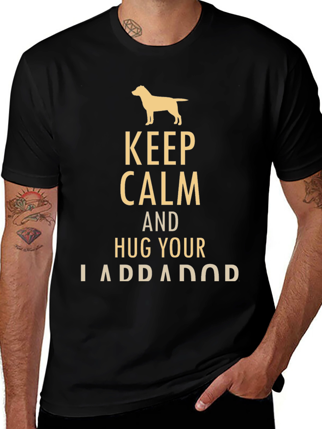 Keep Calm and Hug Your Labrador T-Shirt