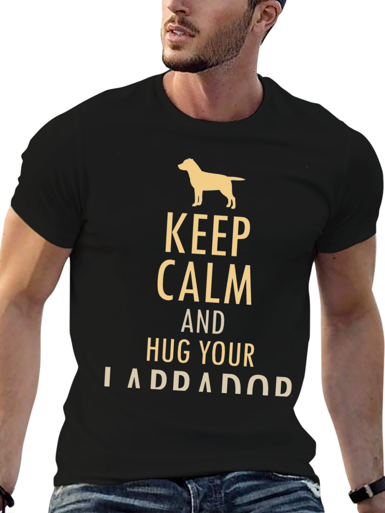 Keep Calm and Hug Your Labrador T-Shirt