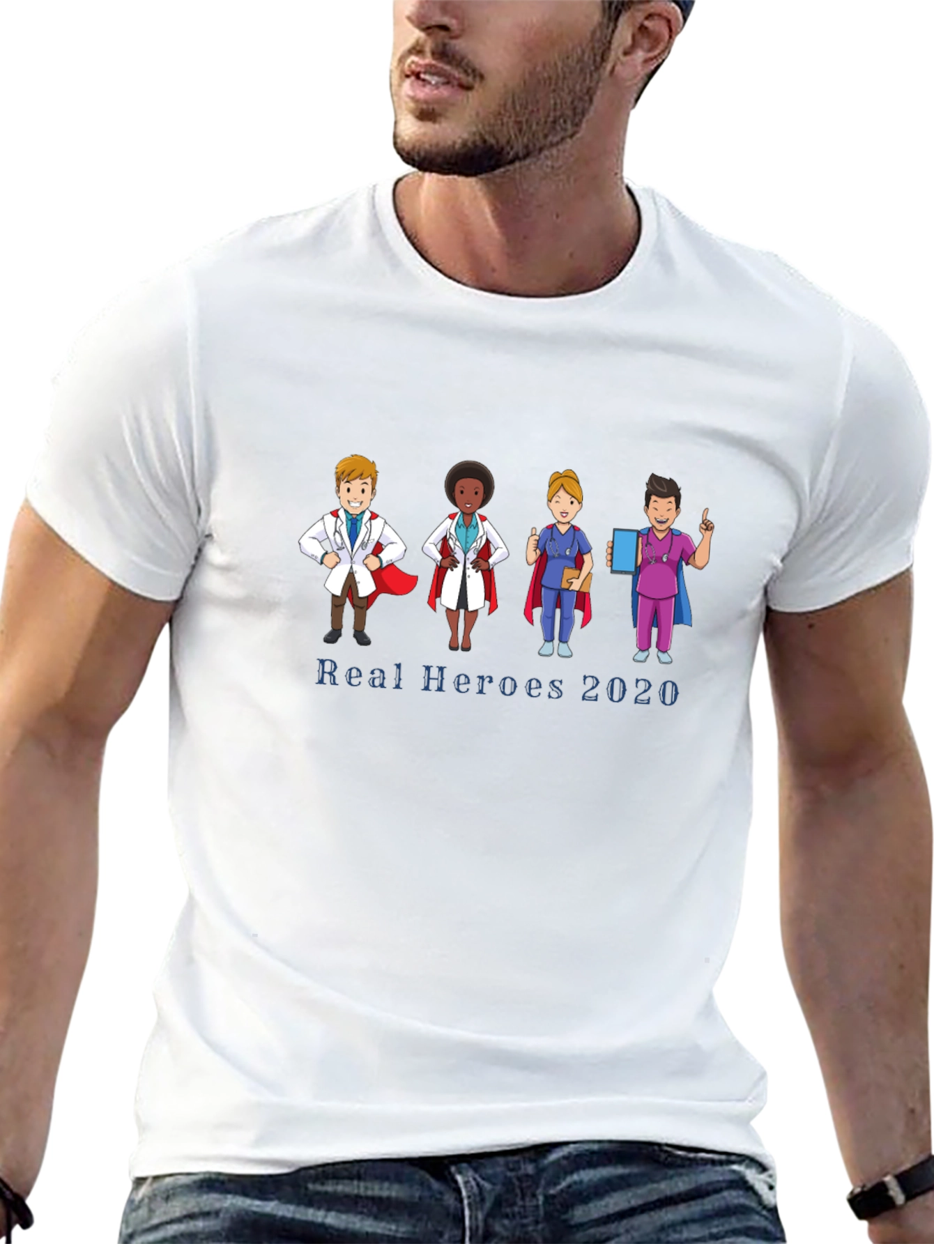 Real Heroes 2020 Graphic T-Shirt
