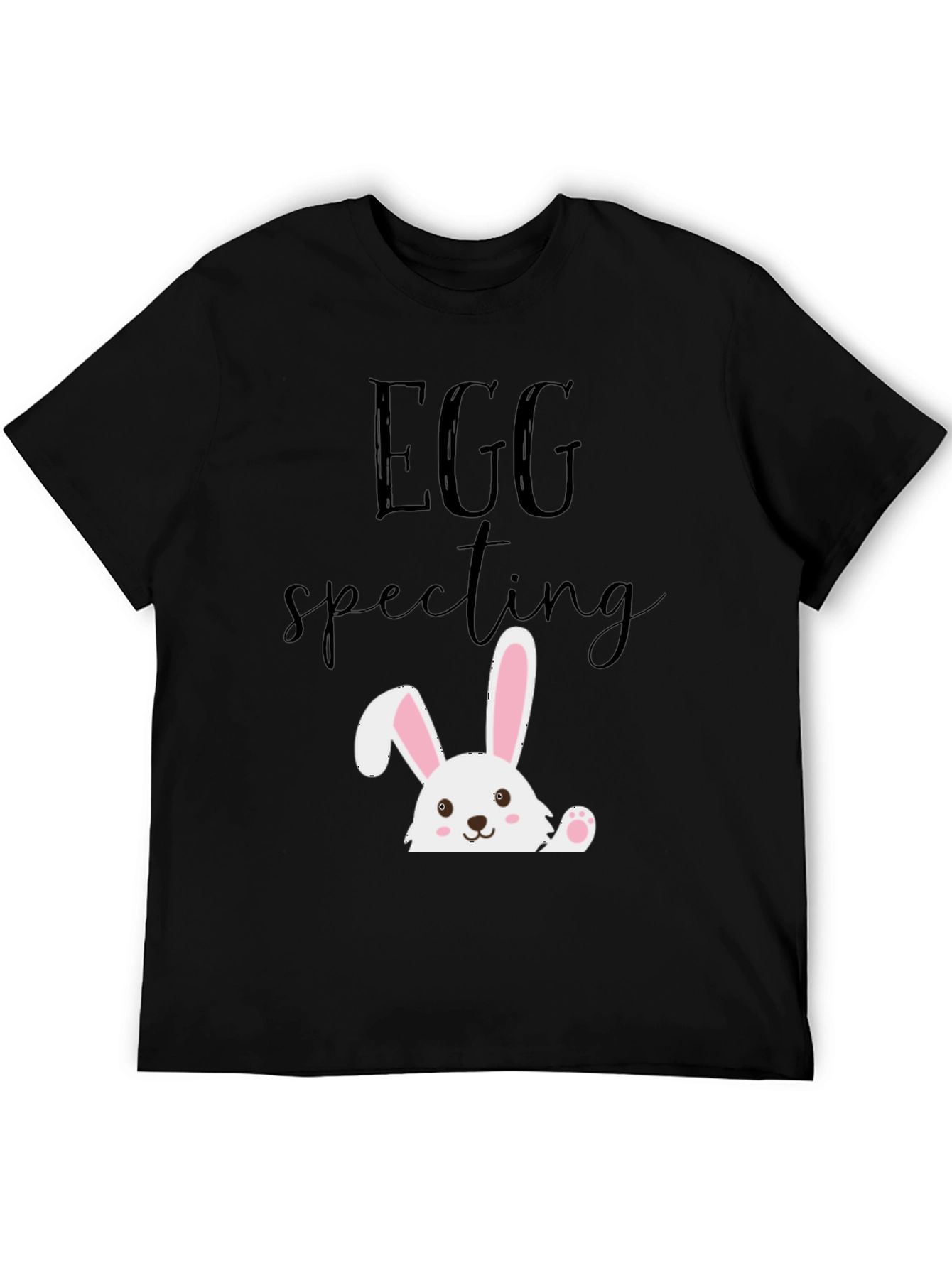 Eggspecting Easter Bunny T-Shirt - Funny Pregnancy Tee