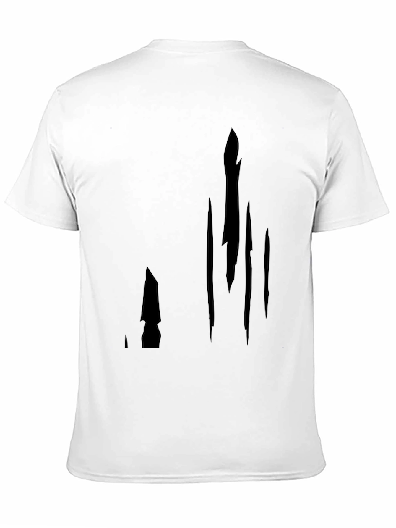 Black Graphic Print T-Shirt - Modern Style