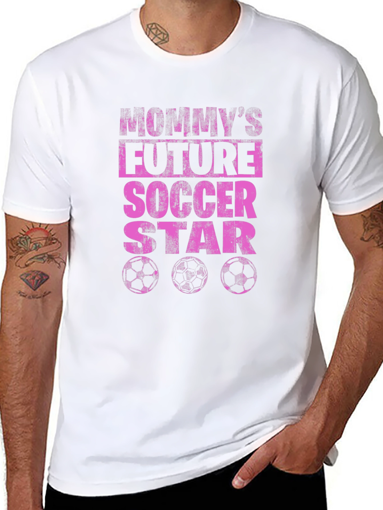 Mommys Future Soccer Star Graphic Tee
