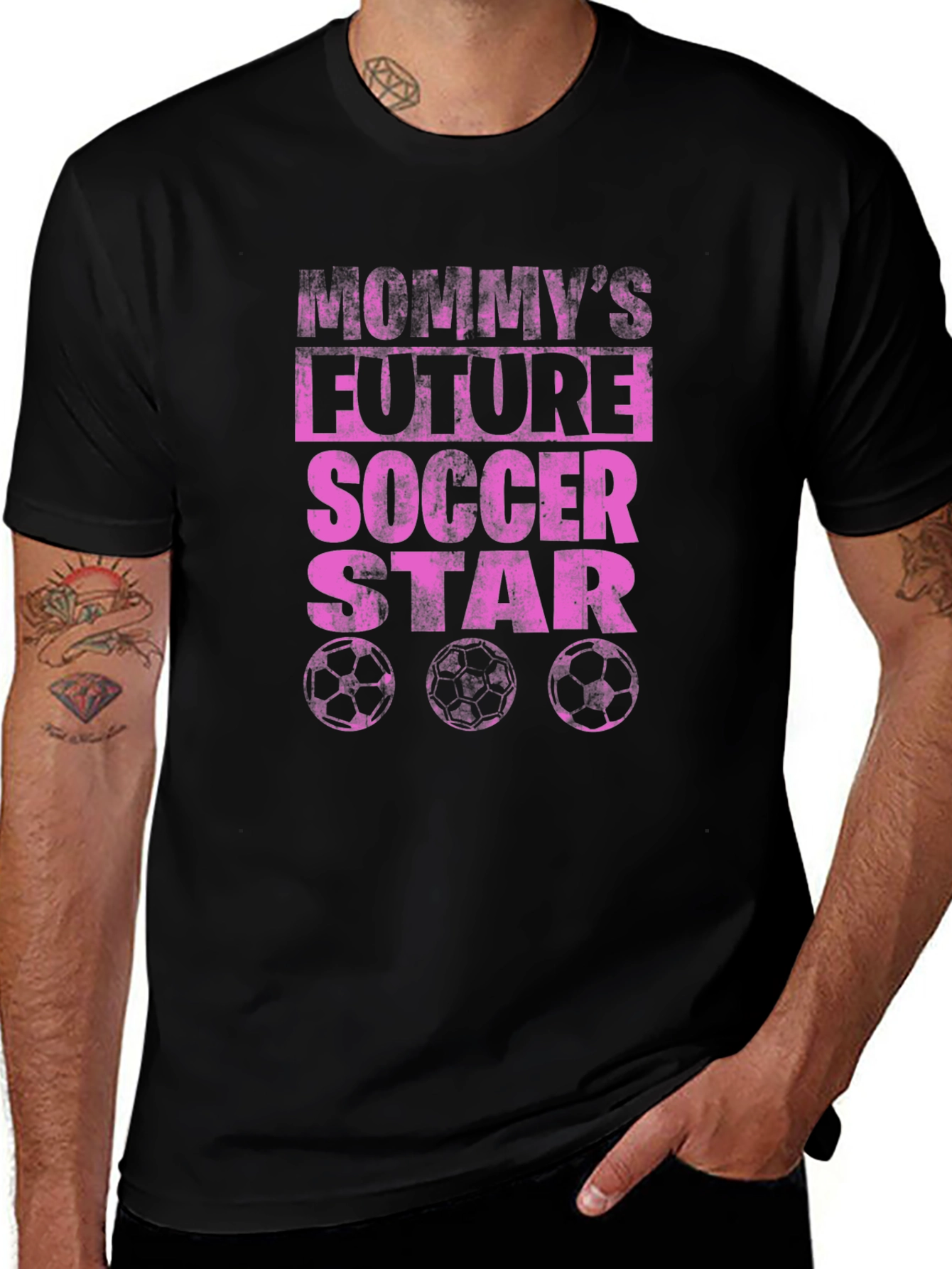 Mommys Future Soccer Star Graphic Tee
