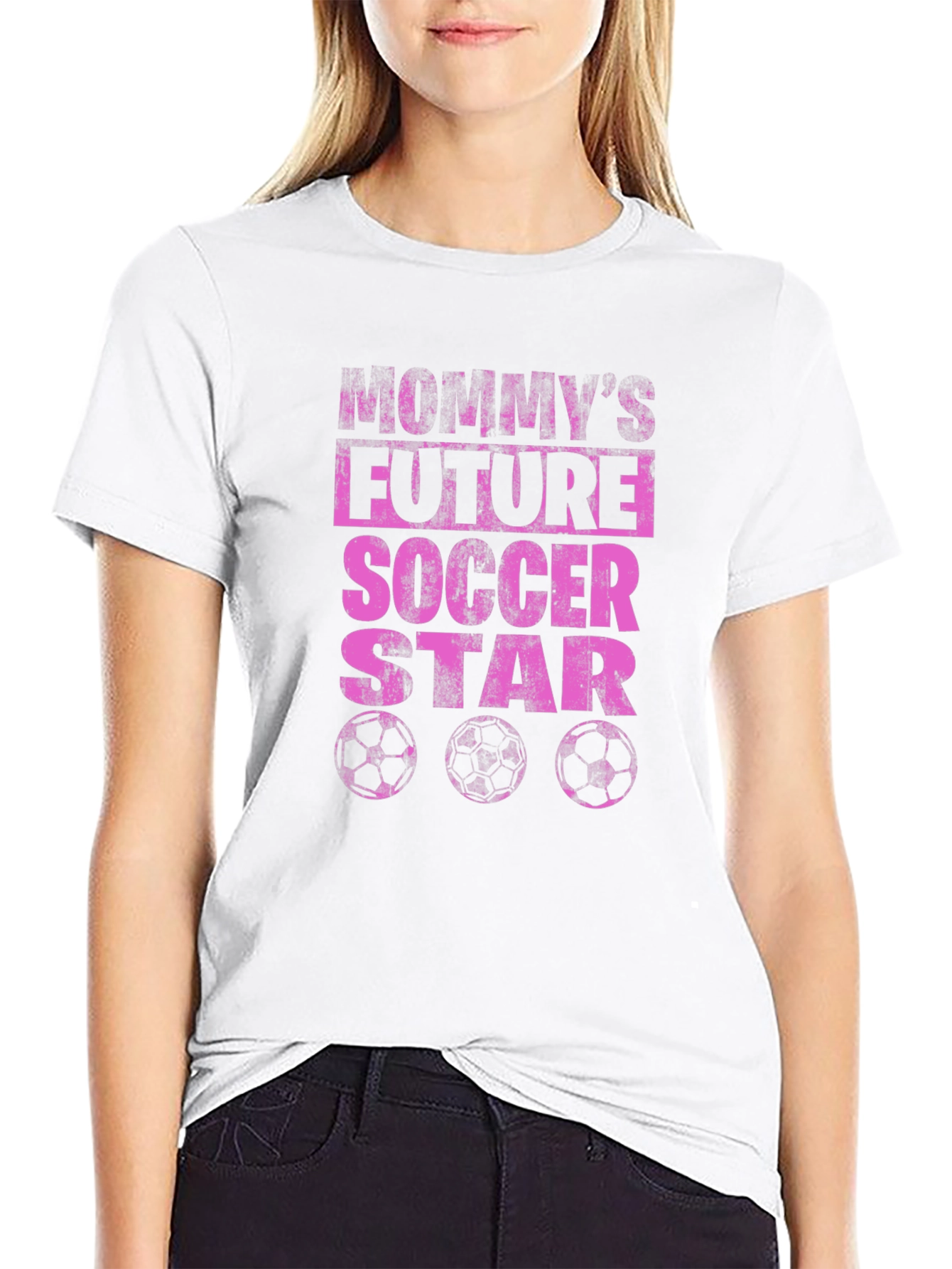 Mommys Future Soccer Star Graphic Tee