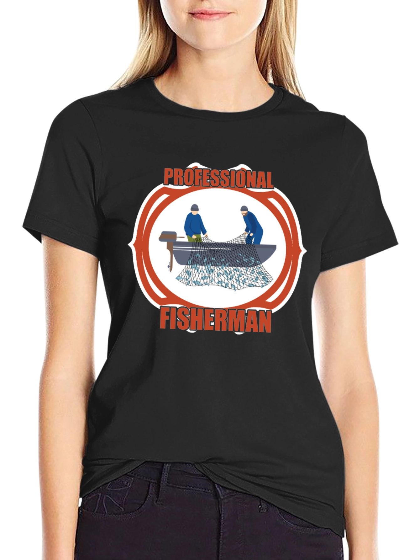 Professional Fisherman Graphic Tee
