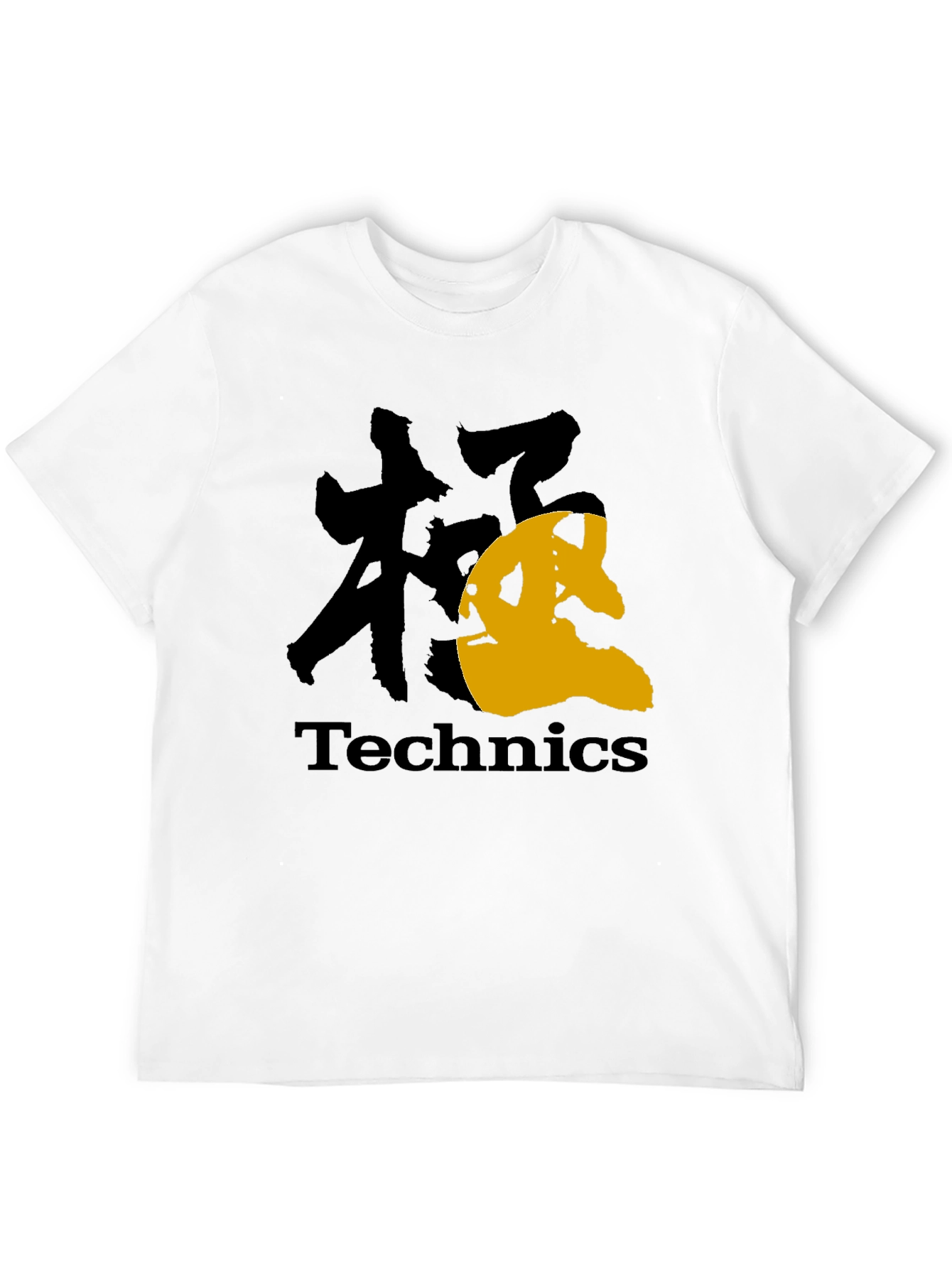 Technics Graphic Tee - Black Cotton Blend