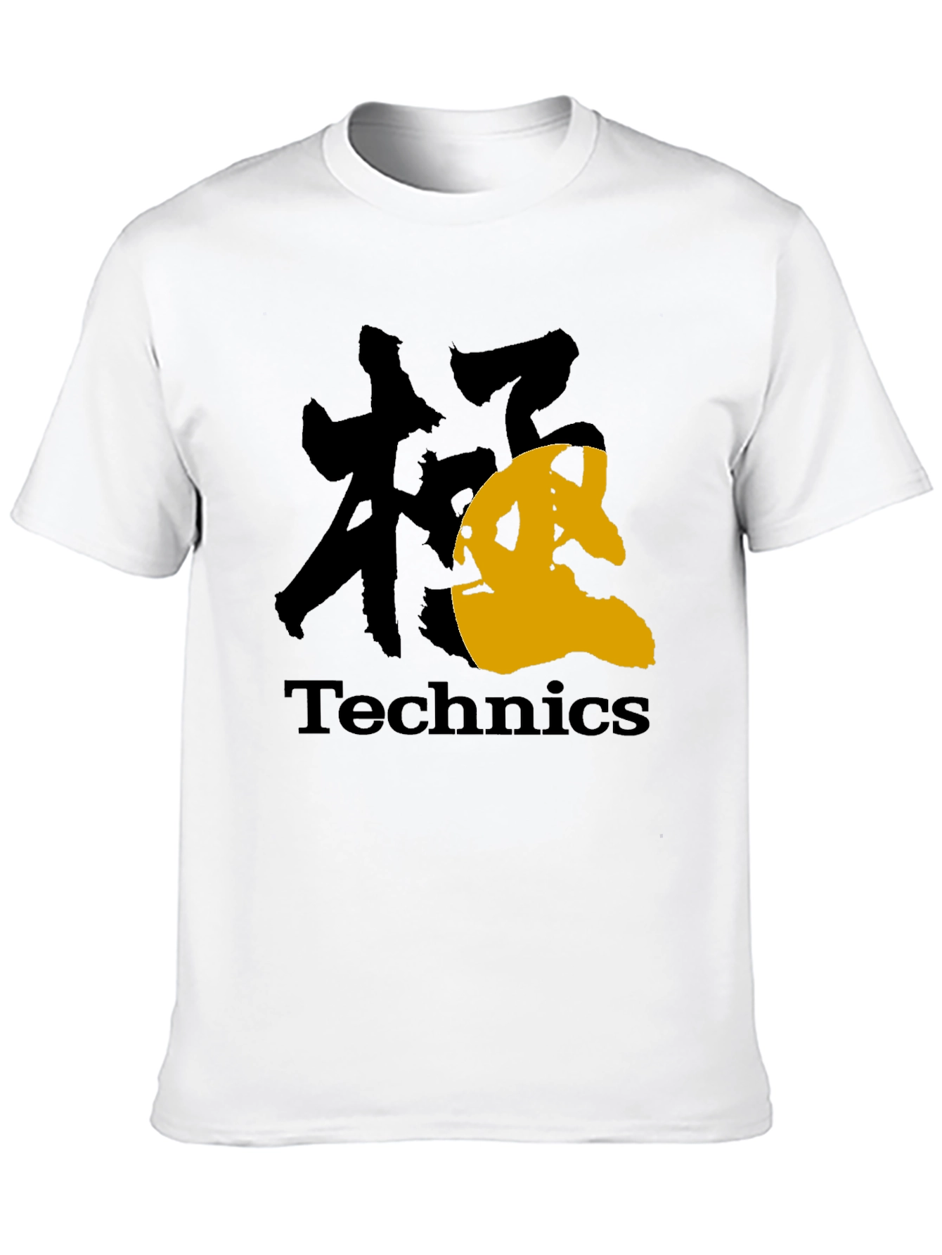 Technics Graphic Tee - Black Cotton Blend