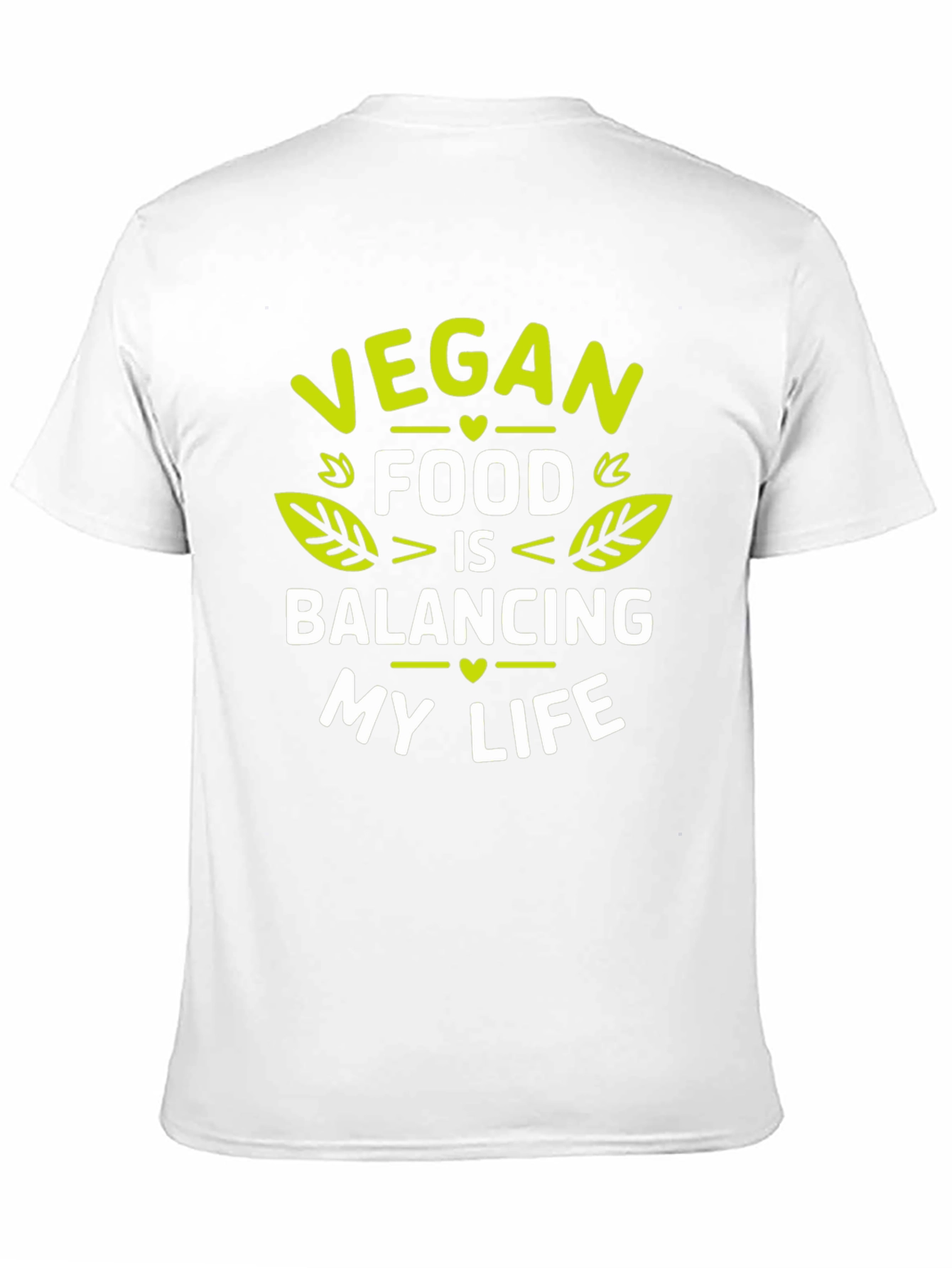 Vegan Food Balancing Life Graphic T-Shirt