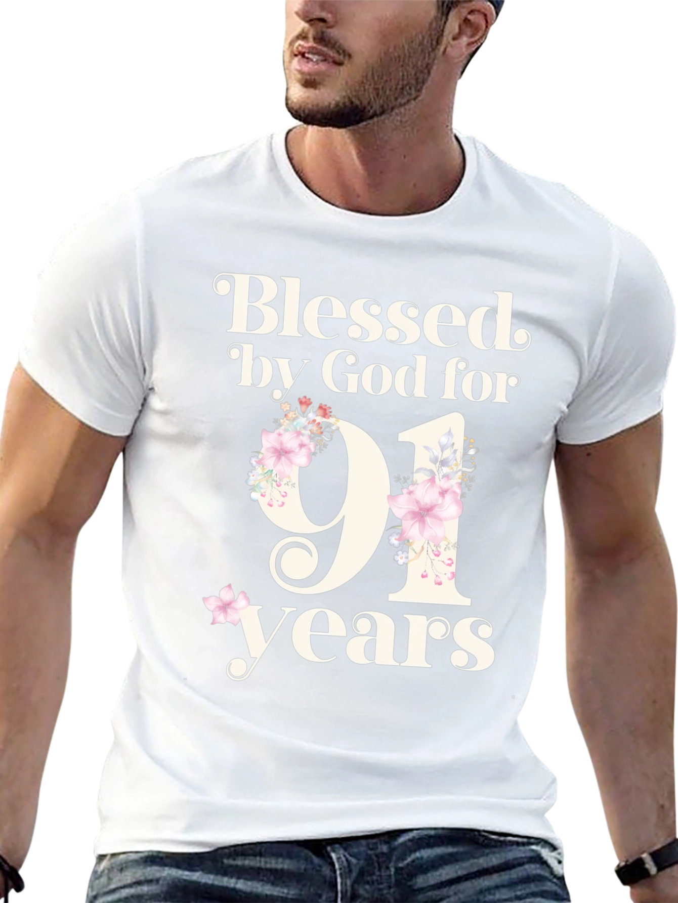 Blessed by God for 91 Years T-Shirt