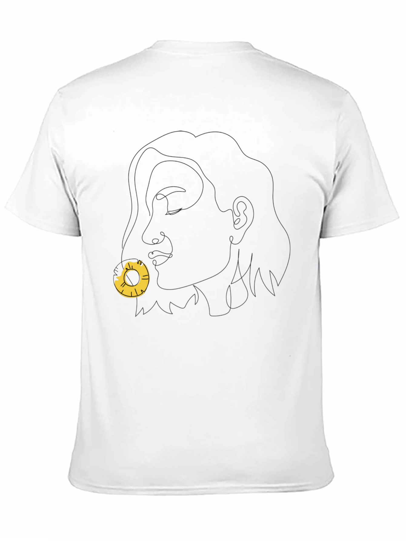 Abstract Woman Pineapple T-Shirt