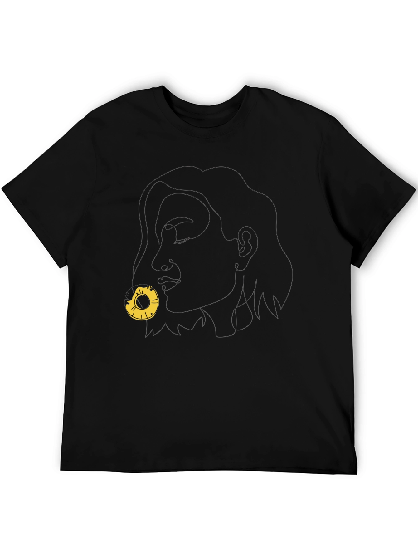 Abstract Woman Pineapple T-Shirt
