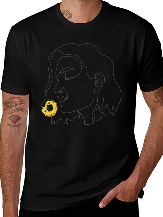 Abstract Woman Pineapple T-Shirt