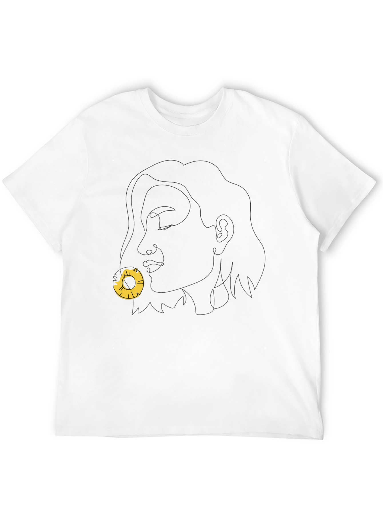 Abstract Woman Pineapple T-Shirt