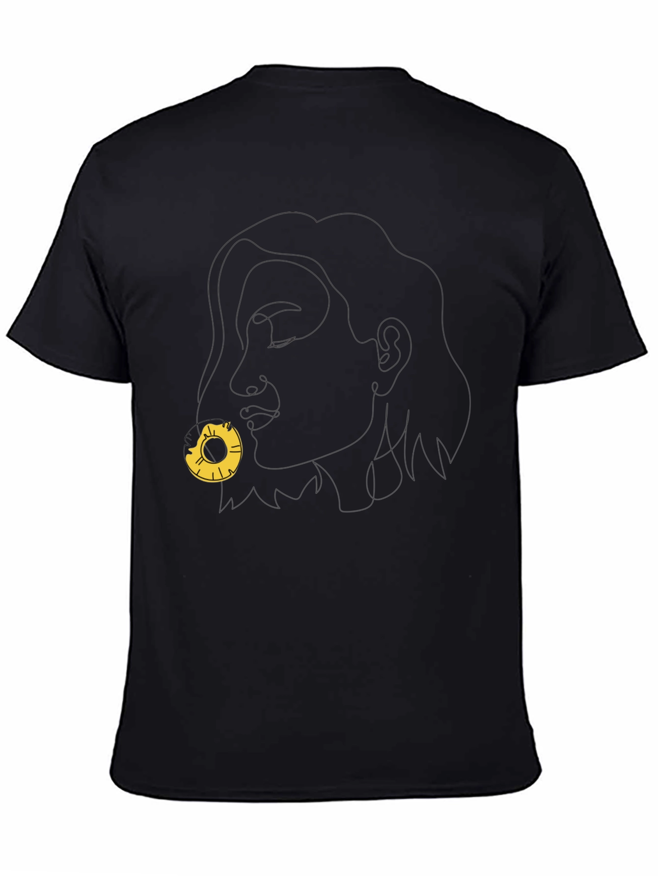 Abstract Woman Pineapple T-Shirt