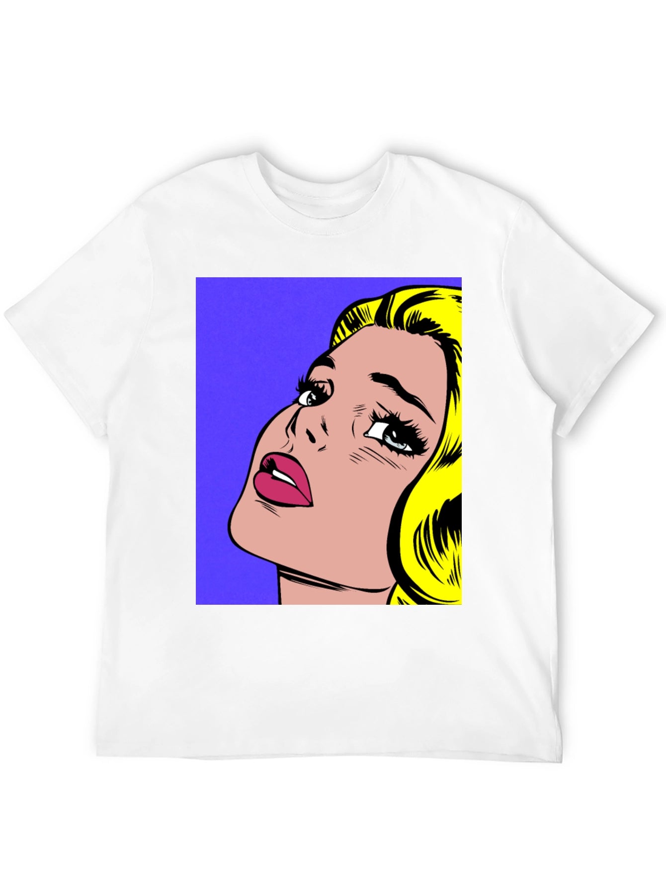 Pop Art Graphic Tee - Retro Comic Book Style