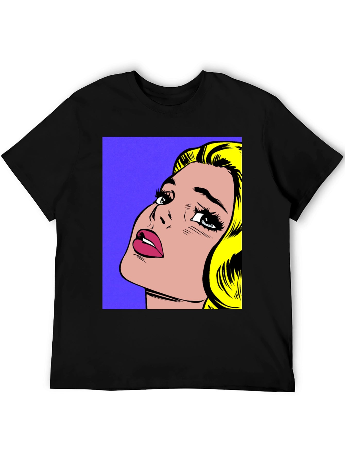 Pop Art Graphic Tee - Retro Comic Book Style