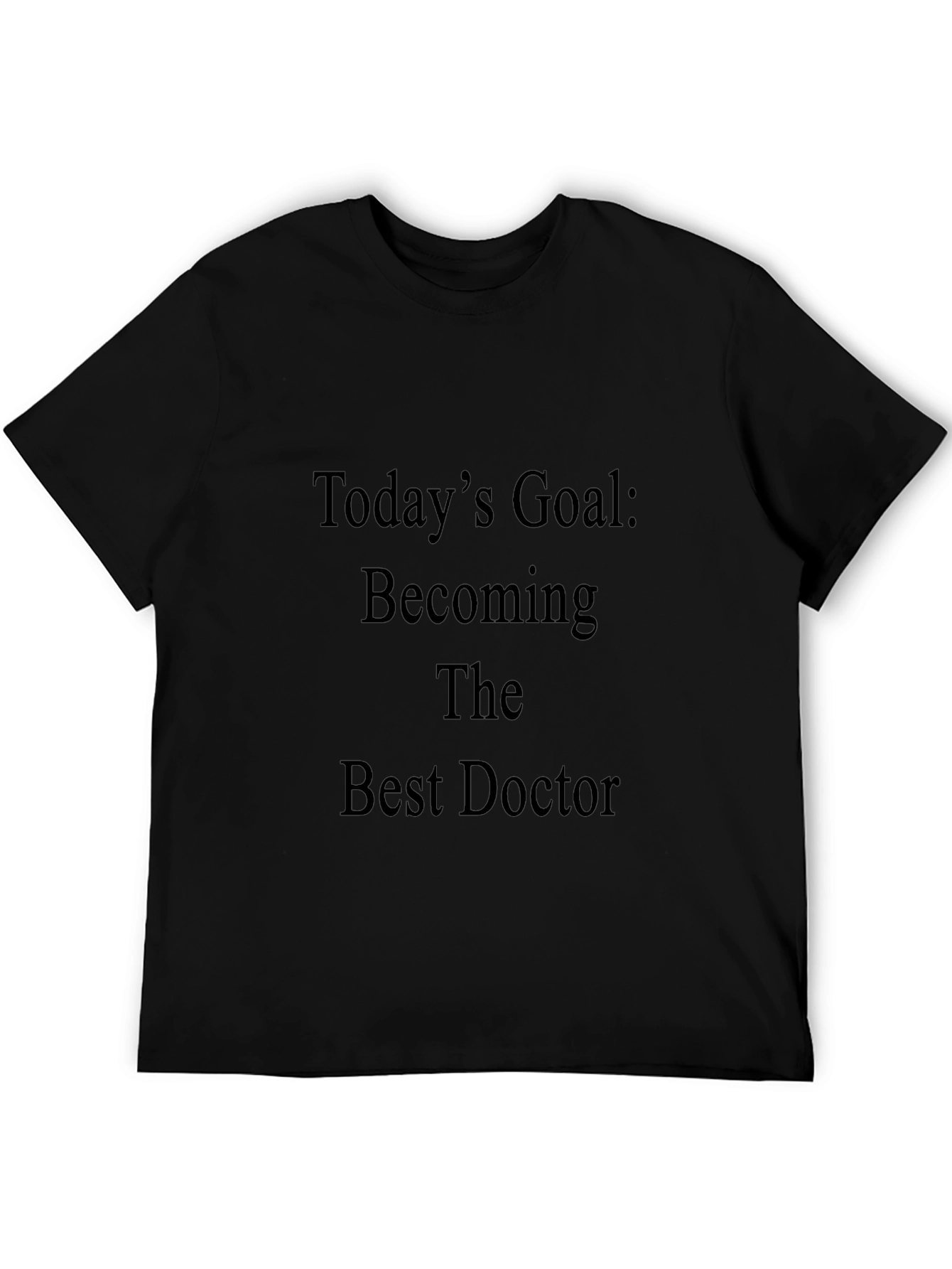 Goal Oriented Black T-Shirt