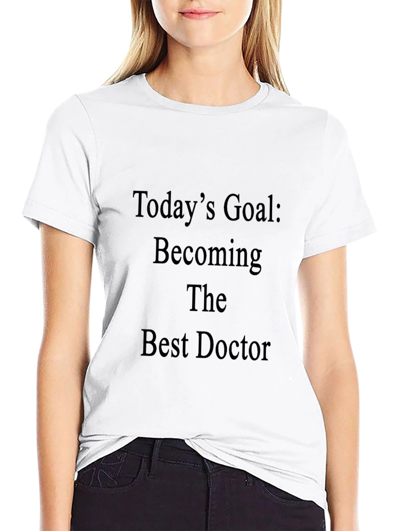 Goal Oriented Black T-Shirt