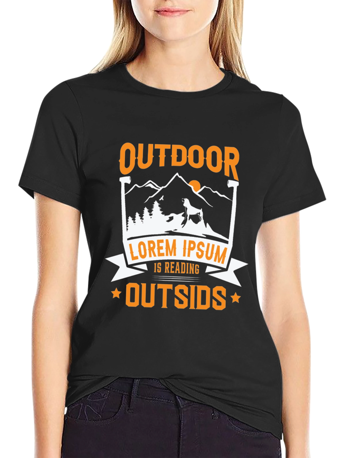 Outdoor Reading Graphic Tee
