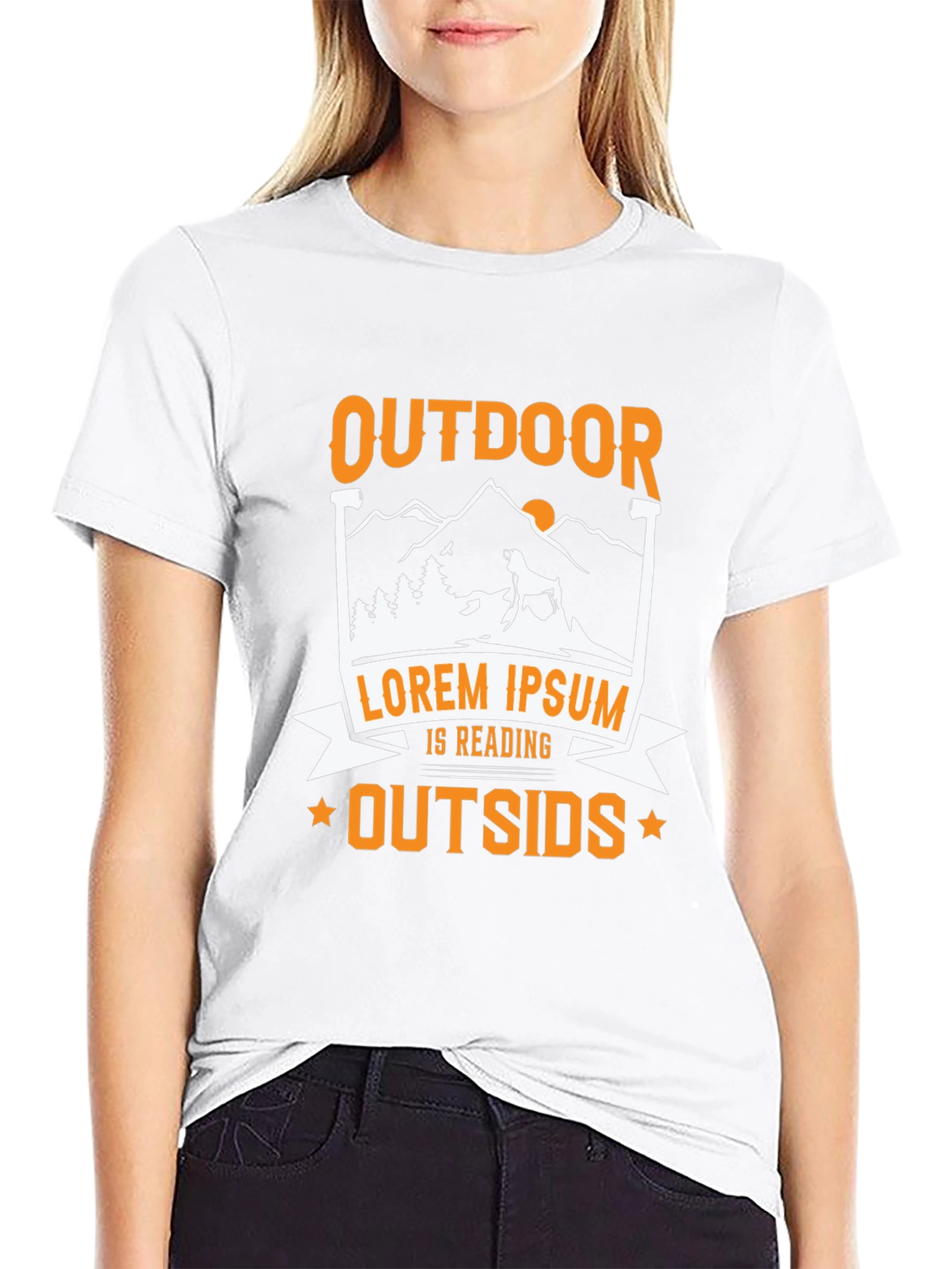 Outdoor Reading Graphic Tee