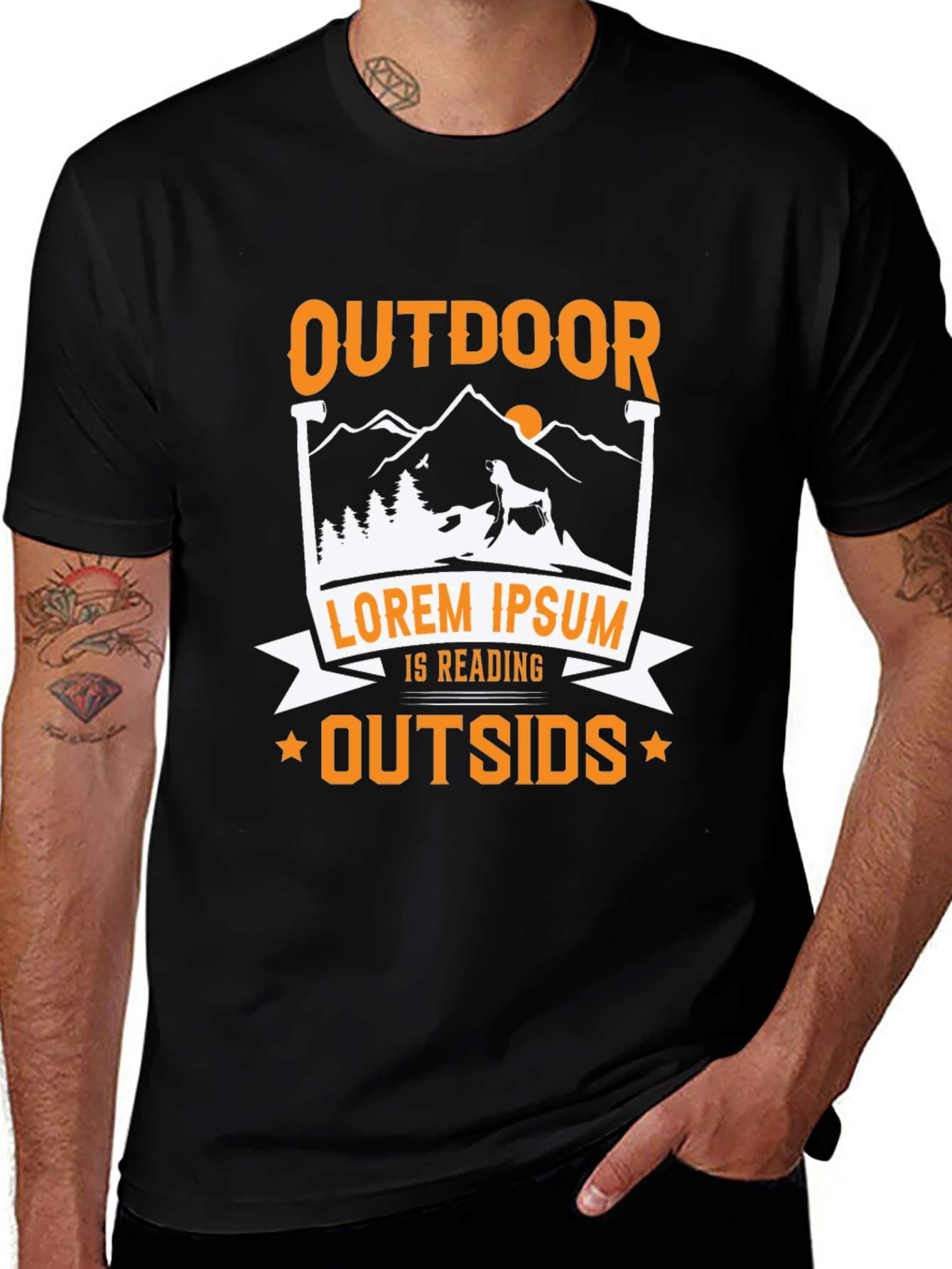 Outdoor Reading Graphic Tee