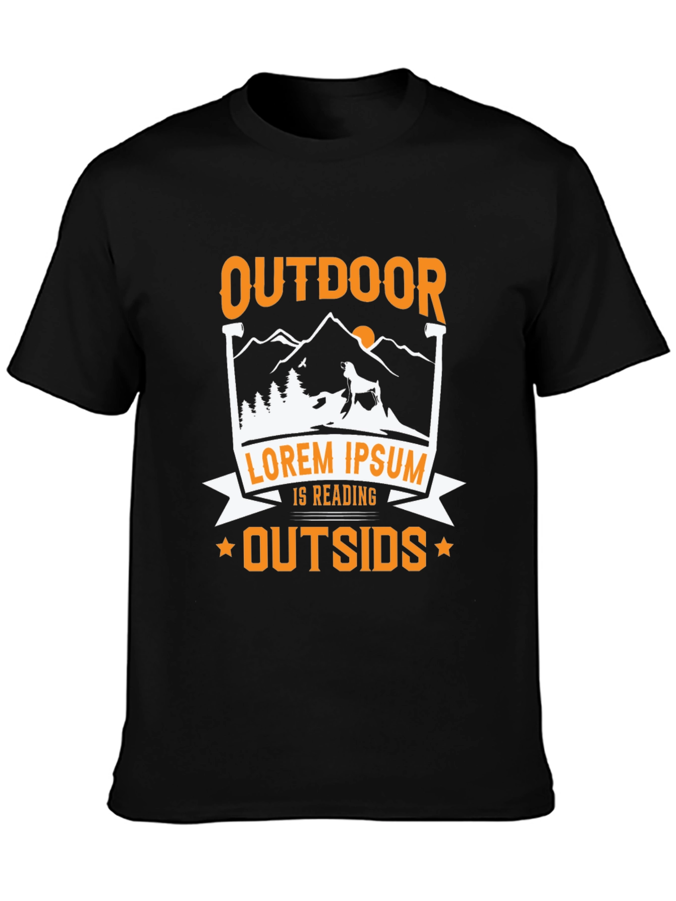 Outdoor Reading Graphic Tee