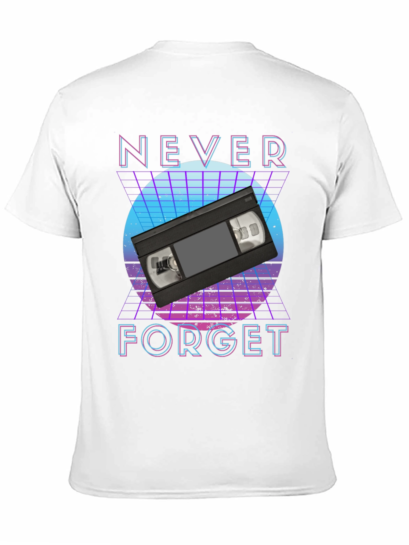 Retro VHS Tape T-Shirt - Never Forget