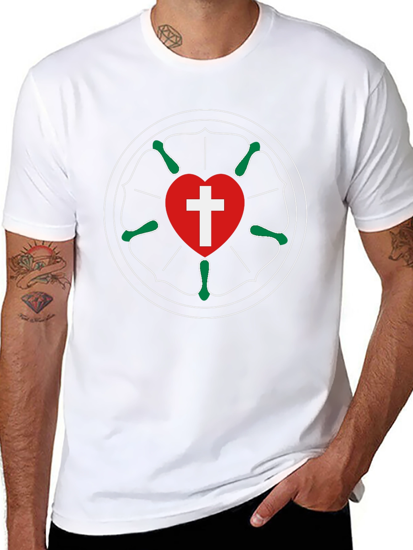 Luther Rose Graphic T-Shirt - Black