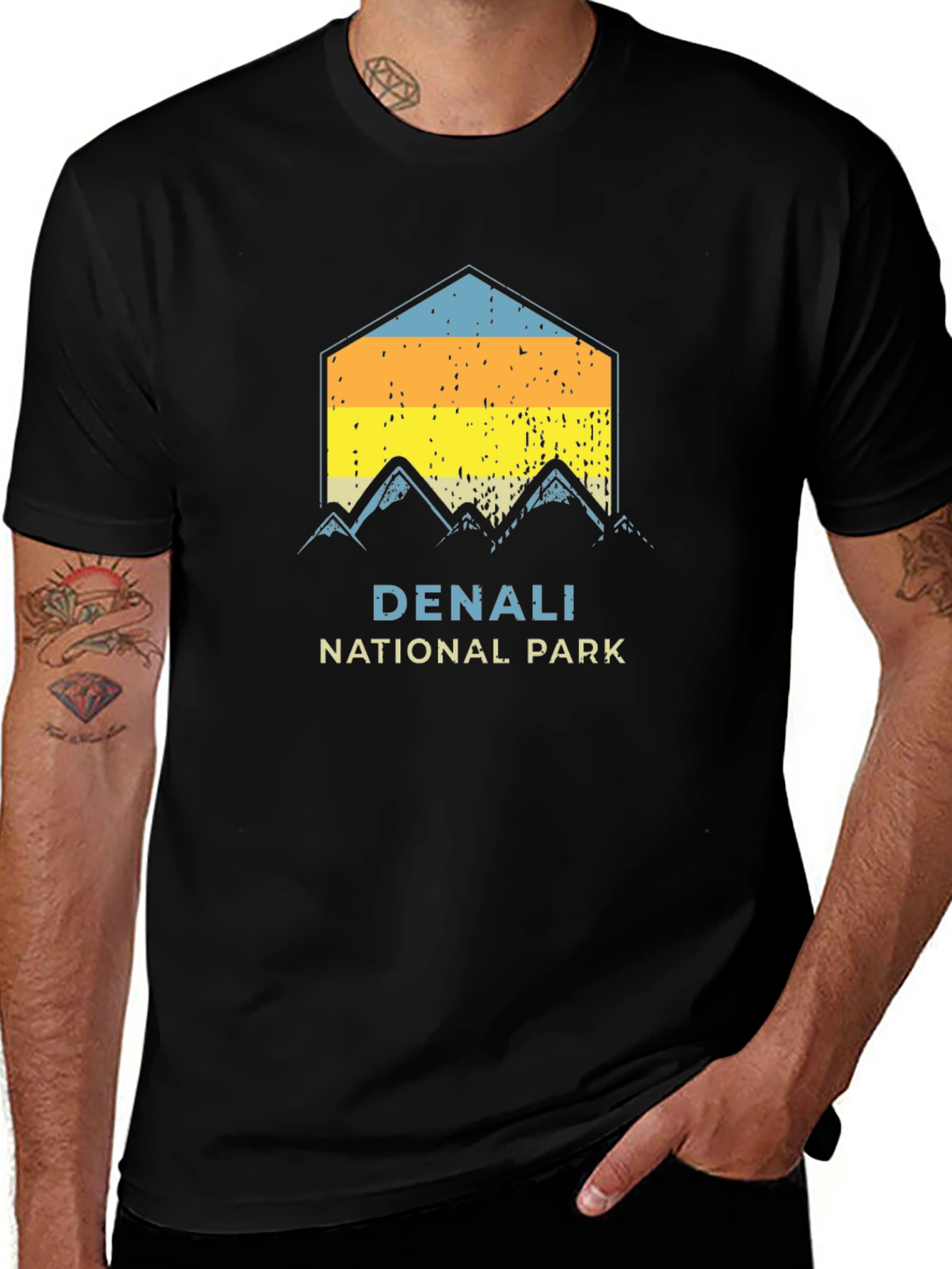 Denali National Park Graphic Tee - Black