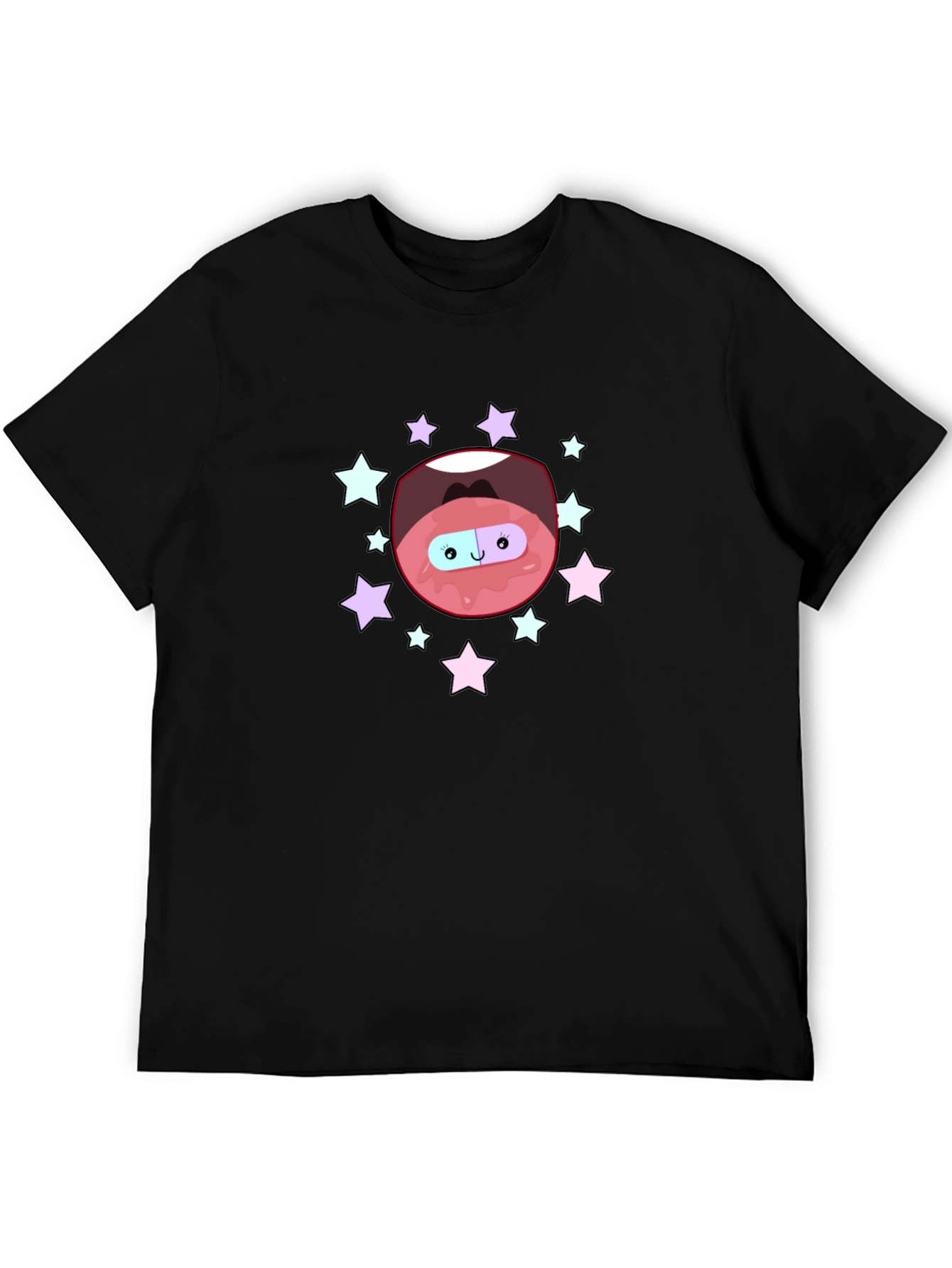 Cartoon Mouth Pill T-Shirt
