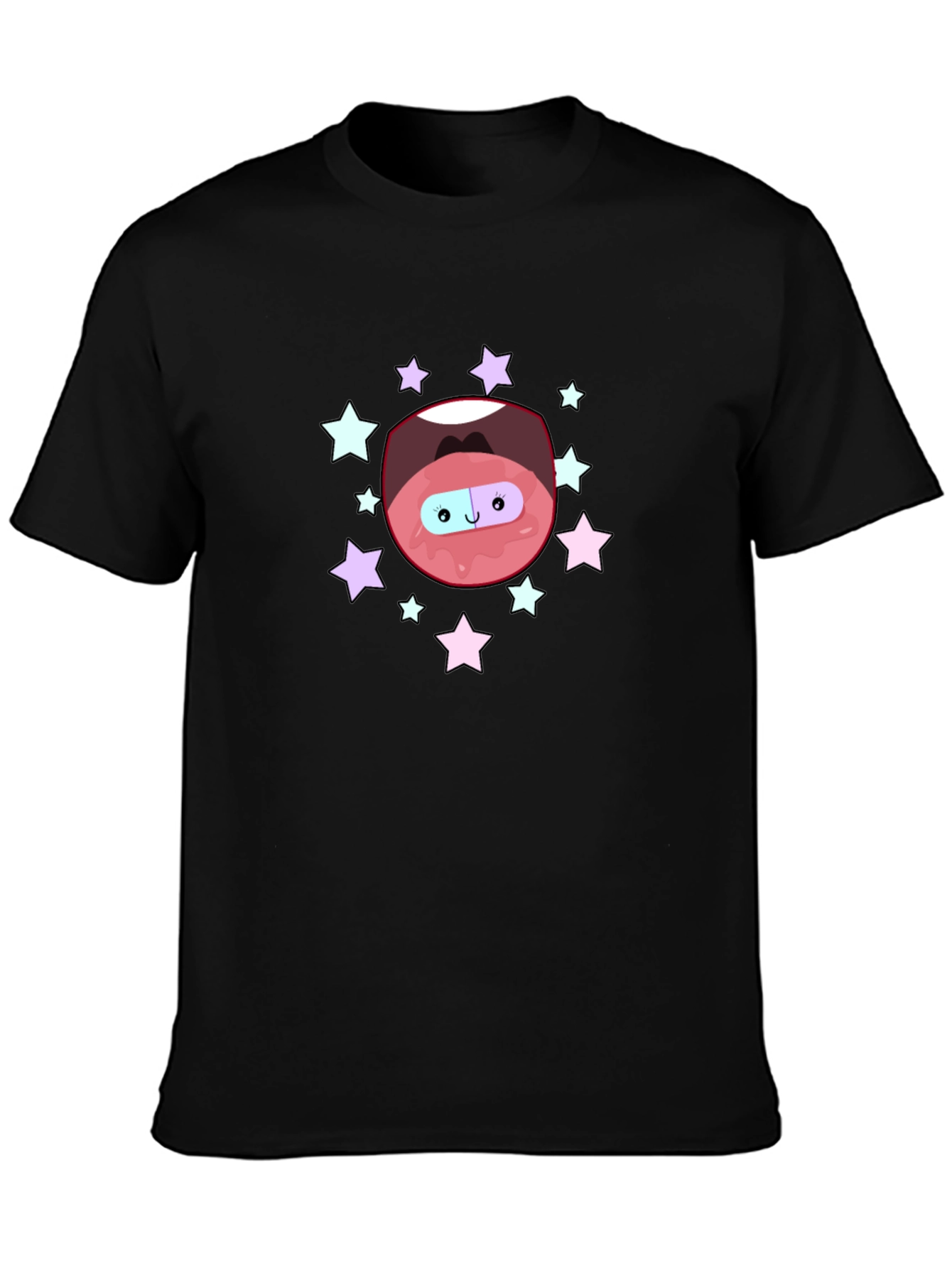 Cartoon Mouth Pill T-Shirt