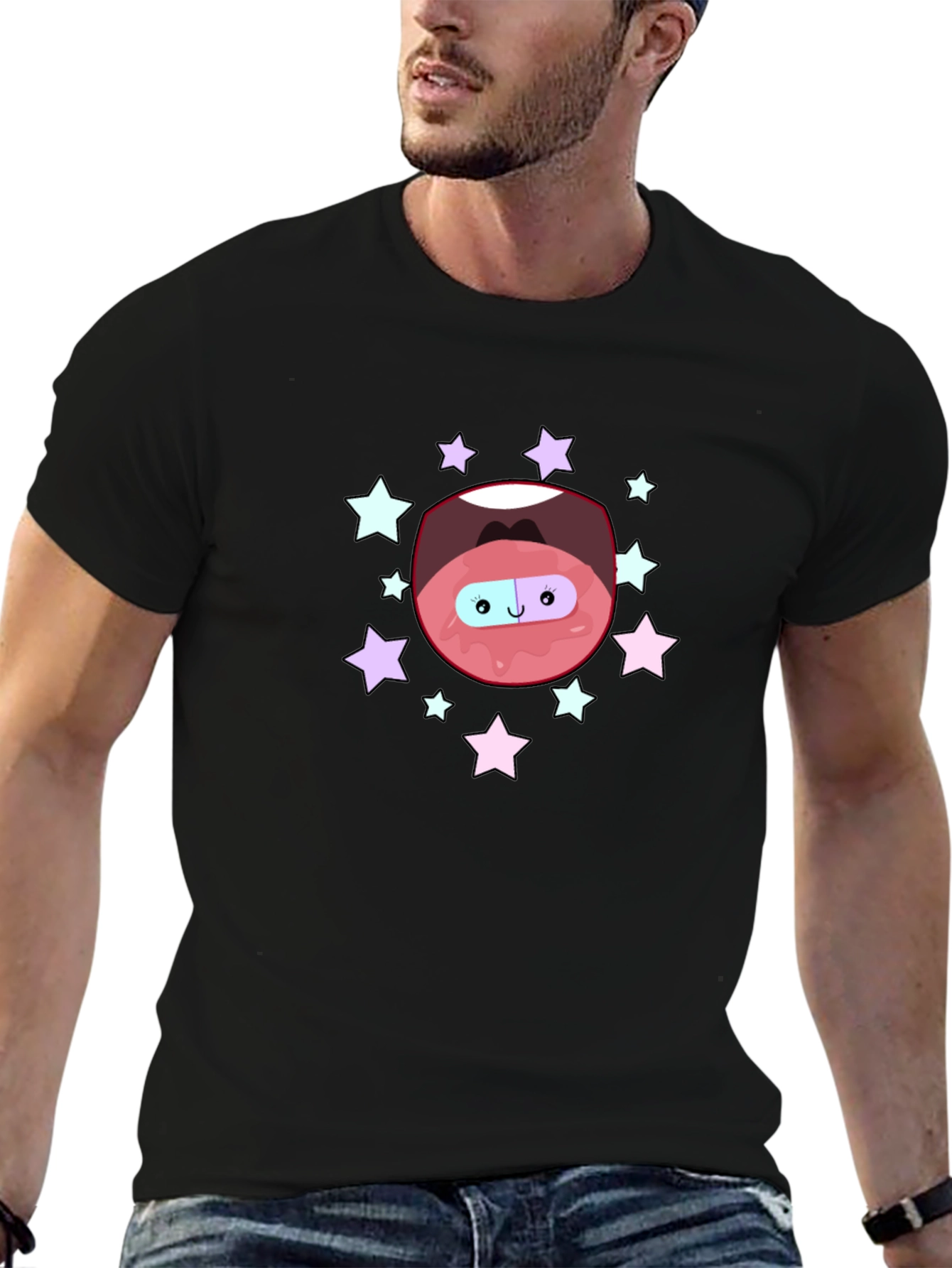 Cartoon Mouth Pill T-Shirt