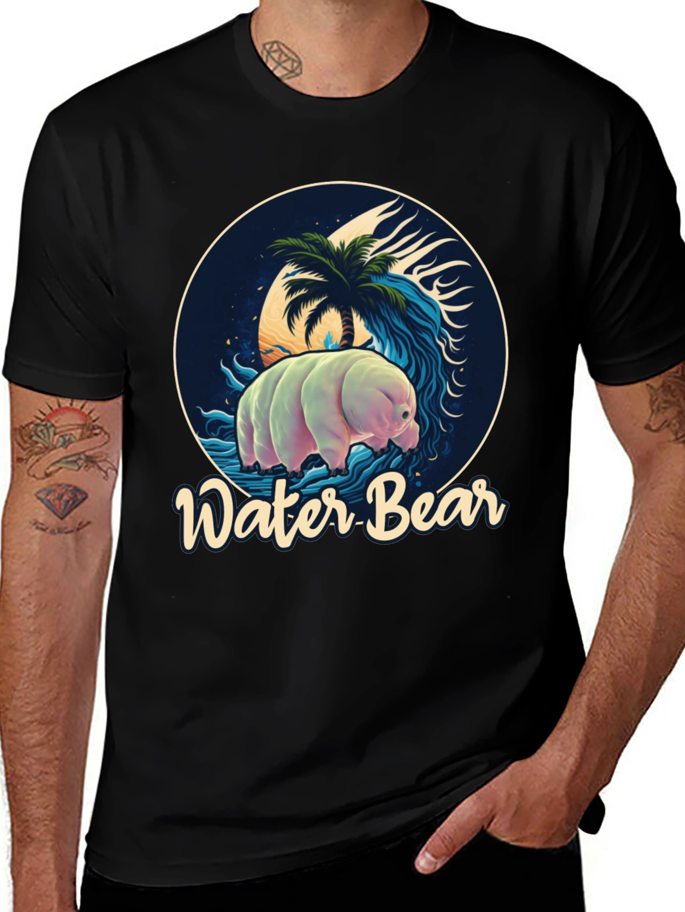 Water Bear Graphic Tee - Durable and Stylish