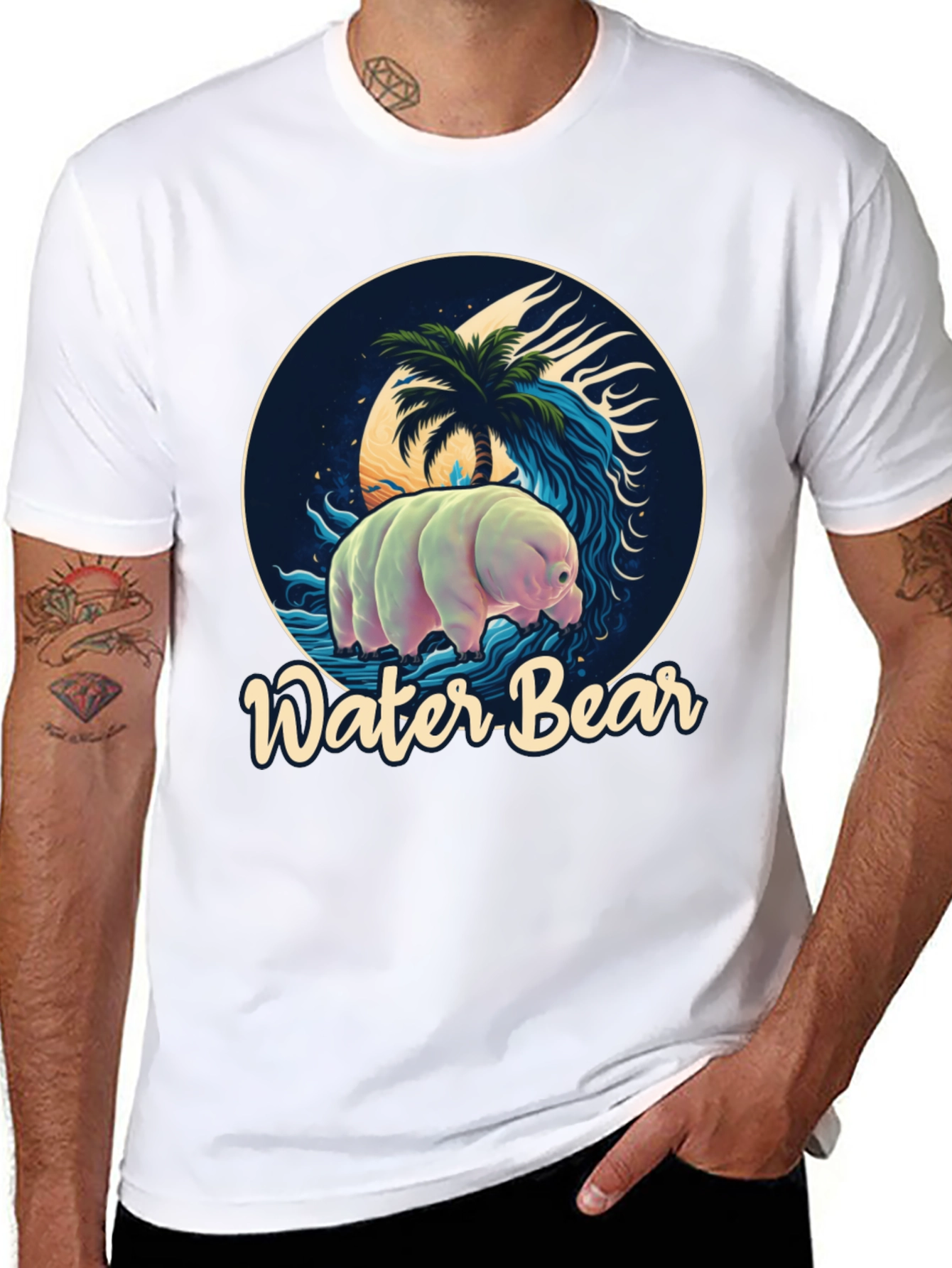 Water Bear Graphic Tee - Durable and Stylish