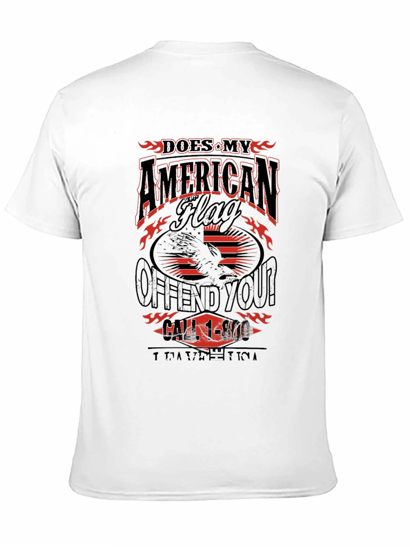 American Flag Graphic T-Shirt - Patriotic Apparel