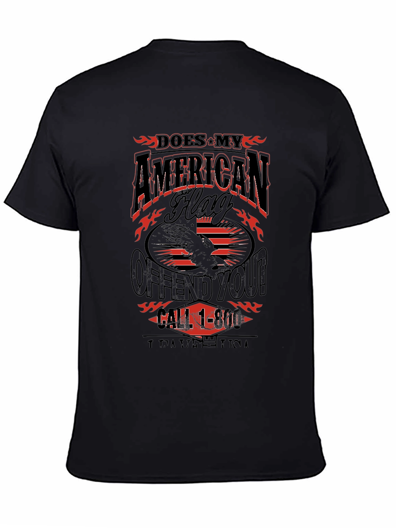 American Flag Graphic T-Shirt - Patriotic Apparel