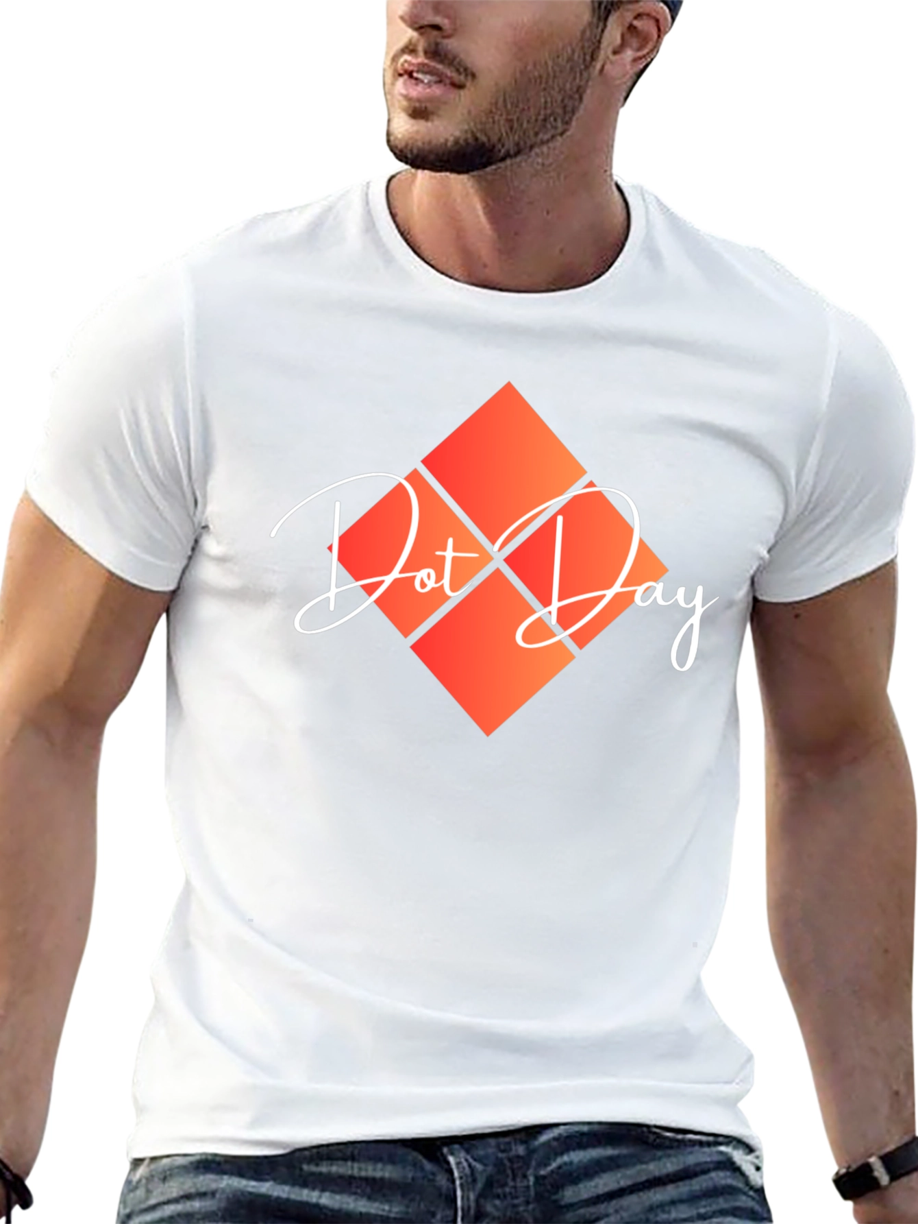 Dot Day Graphic Tee - Stylish & Unique Design