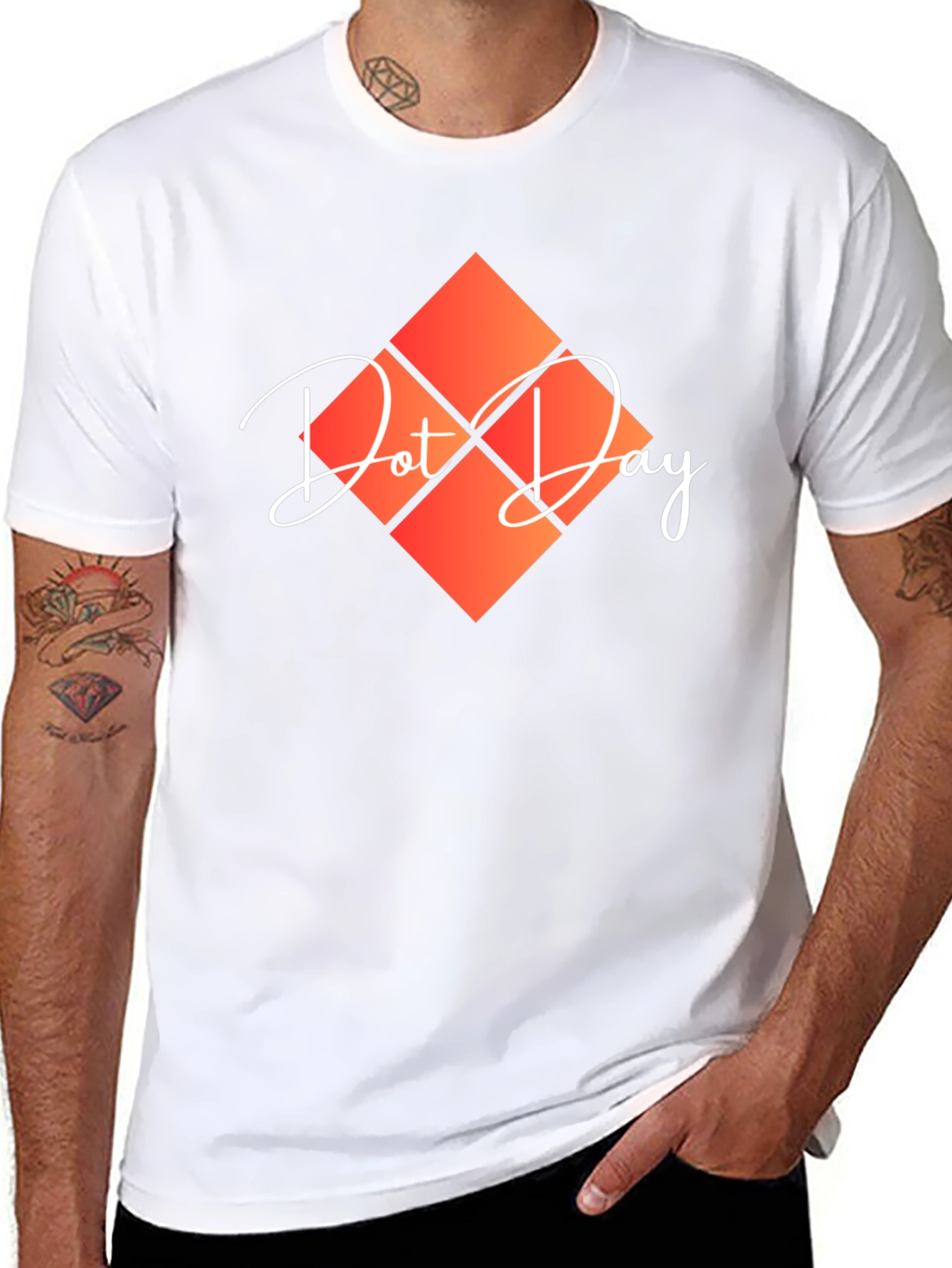 Dot Day Graphic Tee - Stylish & Unique Design