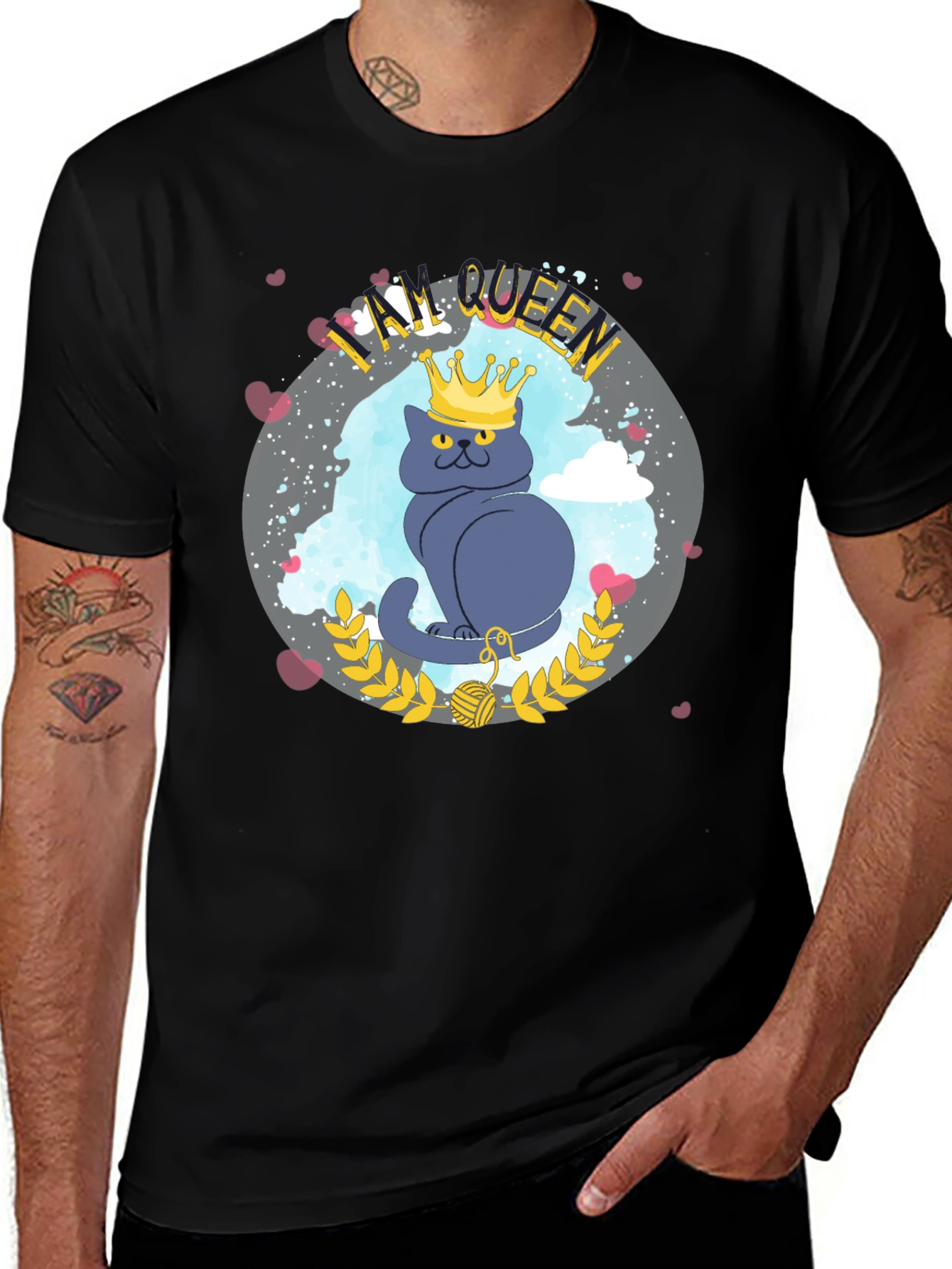 Im Cat Queen T-Shirt