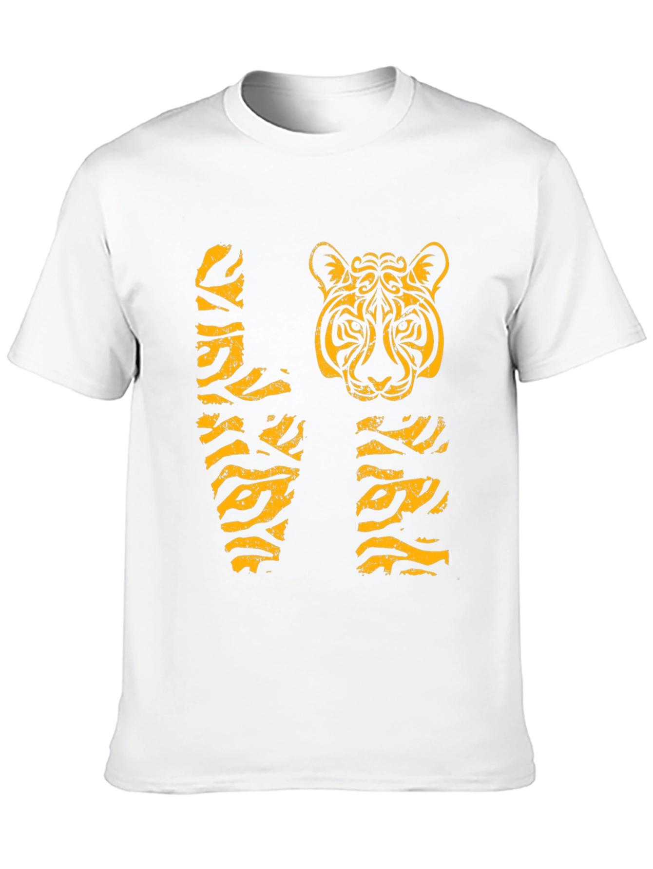 Tiger Stripe Love Graphic Tee - Black